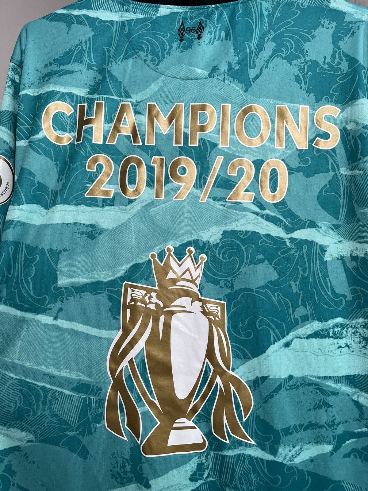 Nike 2020/2021 Nike FC Liverpool Champions Soccer Jersey T-Shirt Size US XL / EU 56 / 4 - 8 Thumbnail