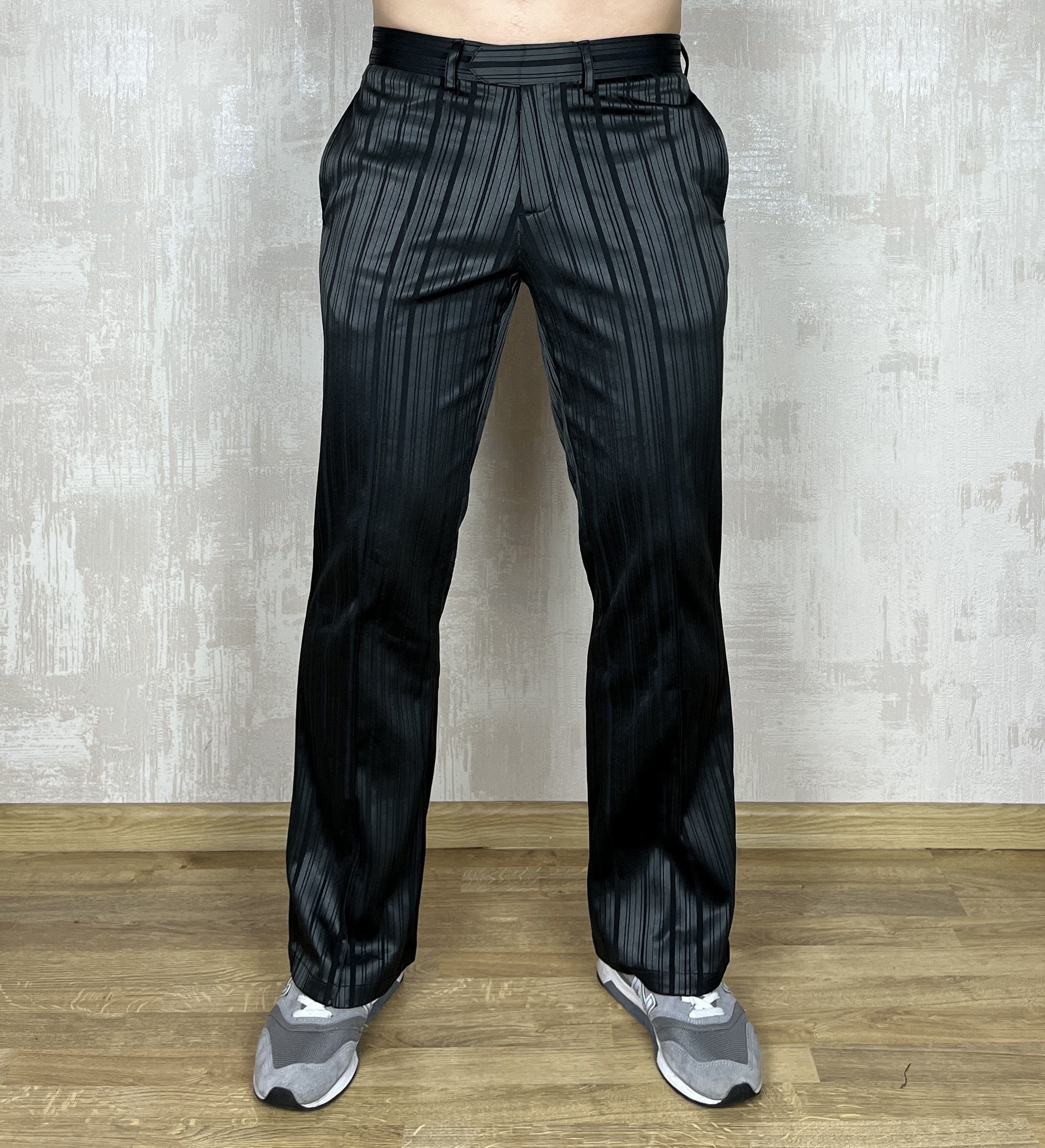 C&A Clockhouse C&A Striped Flared Disco Chino Pants Size US 32 / EU 48 - 2 Thumbnail