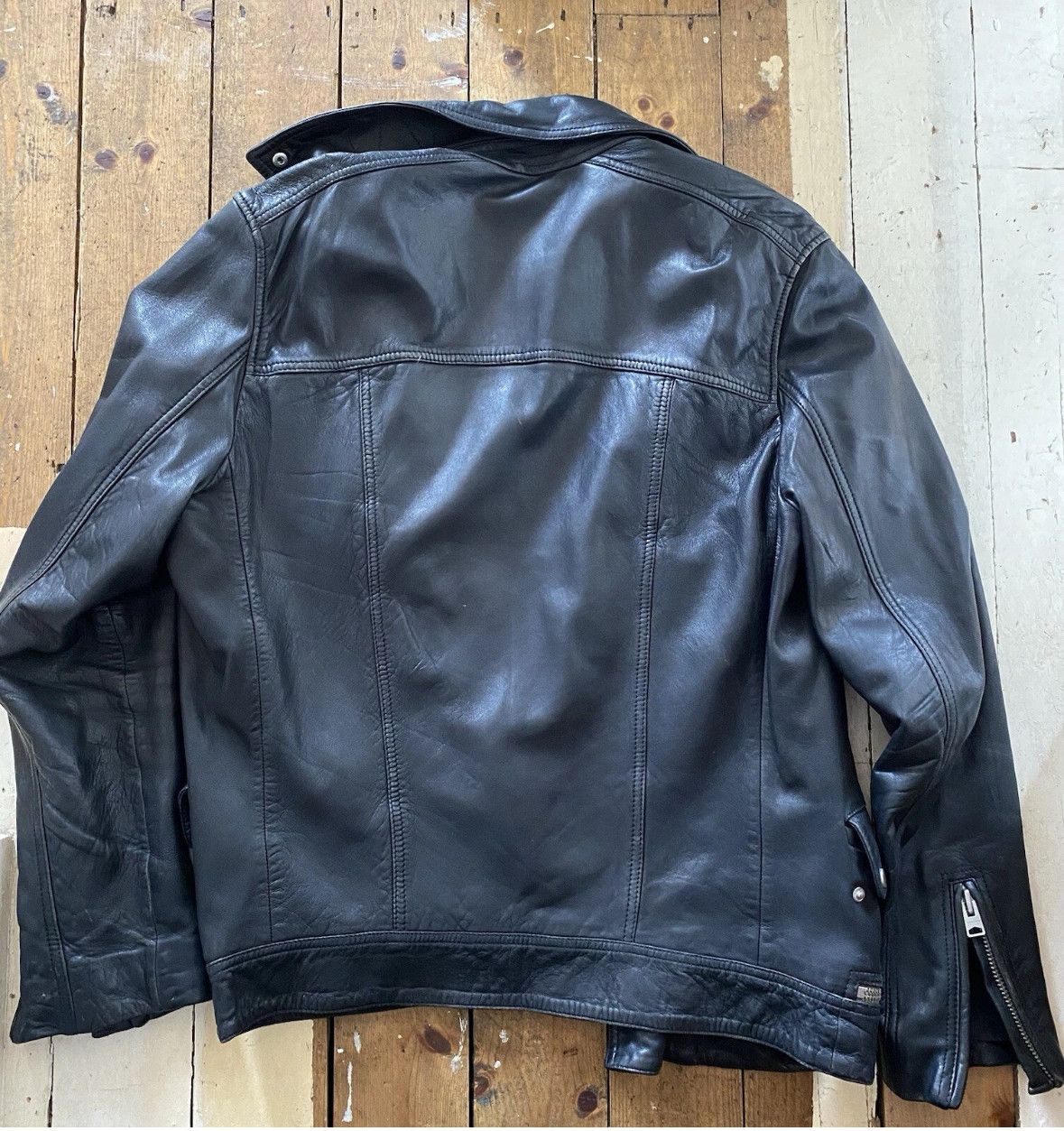 Allsaints **RARE** Clay Leather Biker Jacket Size US M / EU 48-50 / 2 - 4 Thumbnail