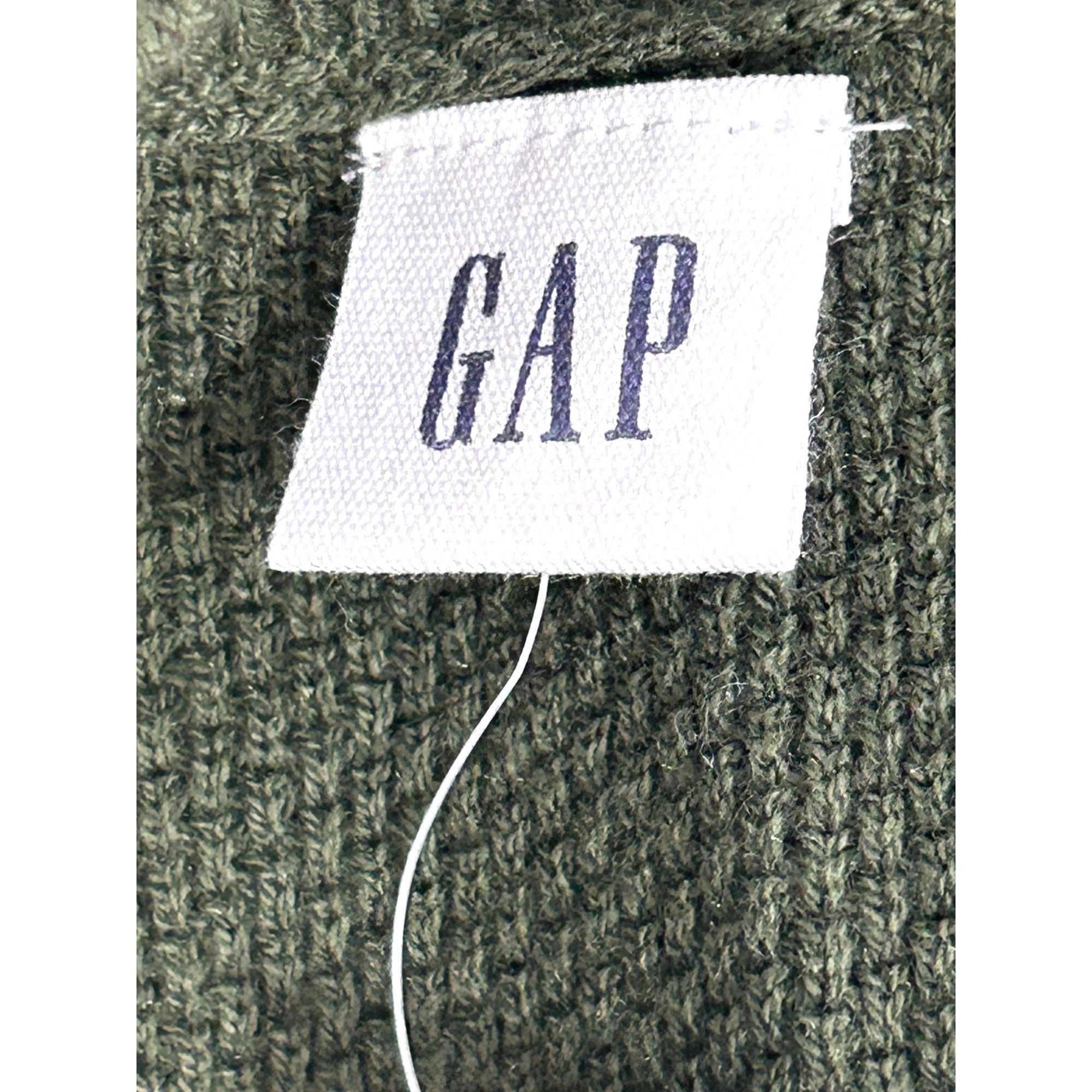 Gap GAP Women’s Sweater S Green Crewneck Pullover Long Sleeve Ri Size S / US 4 / IT 40 - 5 Thumbnail