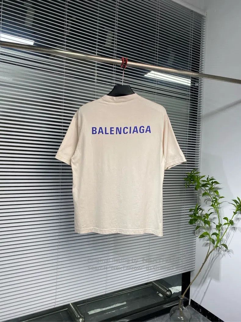 Balenciaga Balenciaga Short-sleeved T-shirt with letter print logo, l Size US XS / EU 42 / 0 - 1 Thumbnail