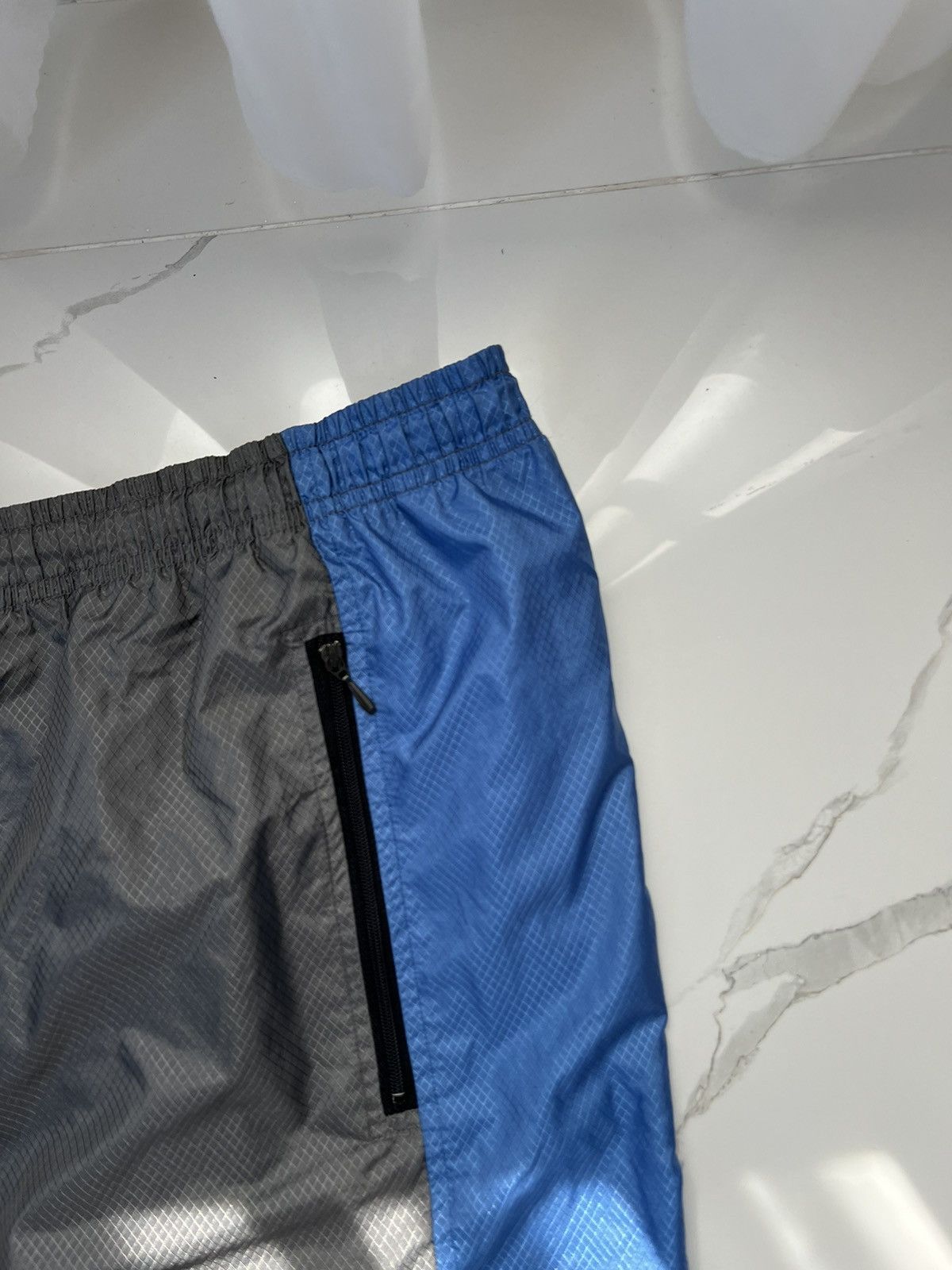 Nike × Vintage 90's NIKE RARE KNEE ORANGE SWOOSH LOGO Y2K TRACK BAGGY PANTS Size US 32 / EU 48 - 5 Thumbnail