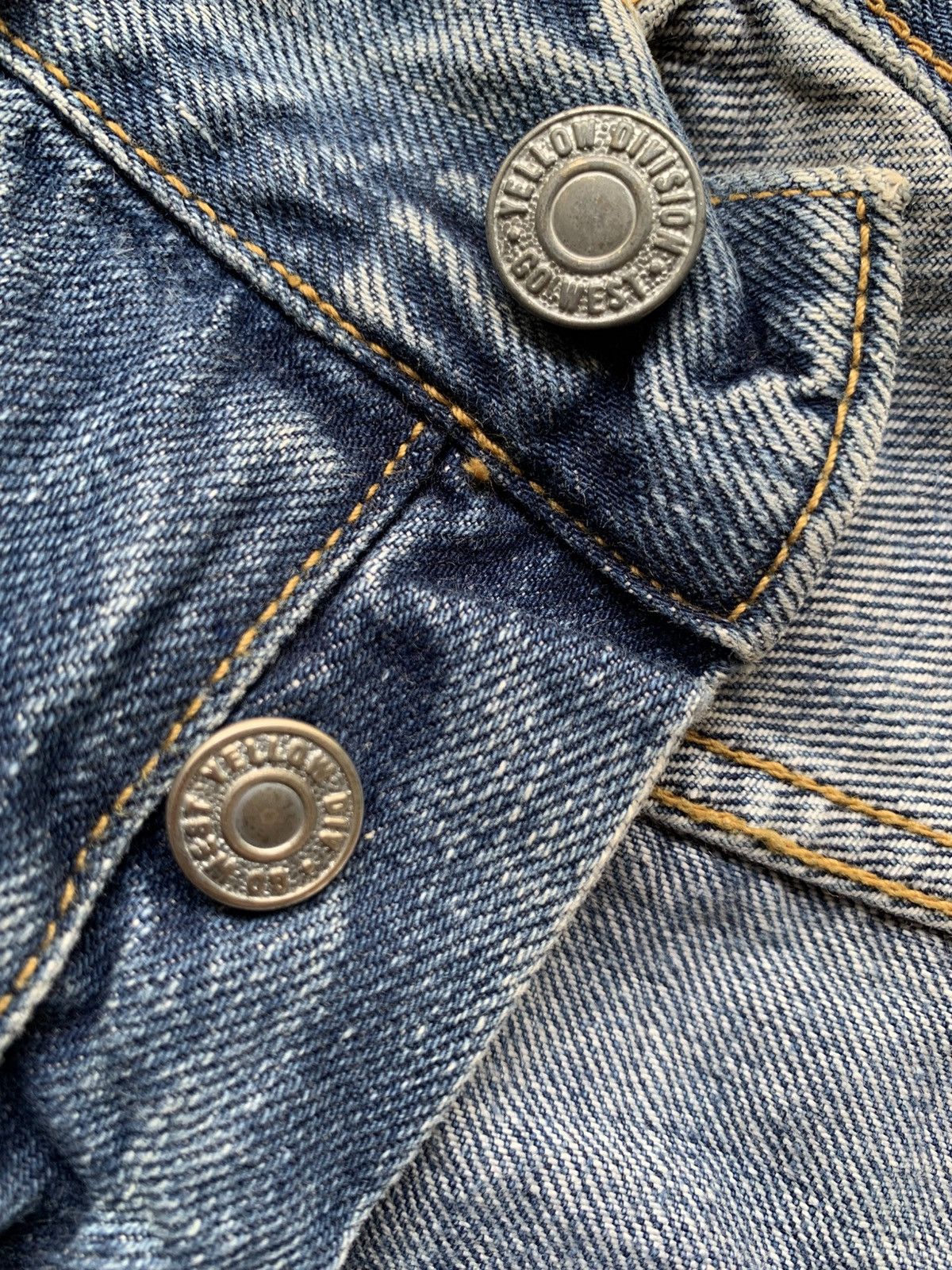 Japanese Brand Vintage gowest repaired selvedge denim Size US 29 - 5 Thumbnail
