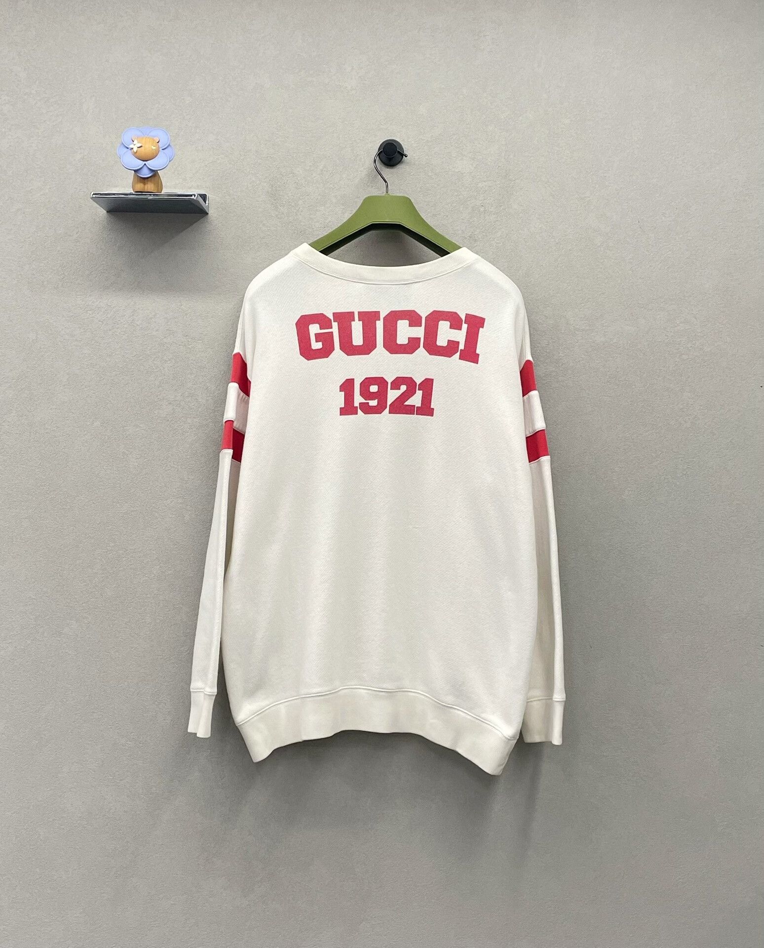 Gucci gucci 100th anniversary white sweatshirt Size US M / EU 48-50 / 2 - 2 Thumbnail