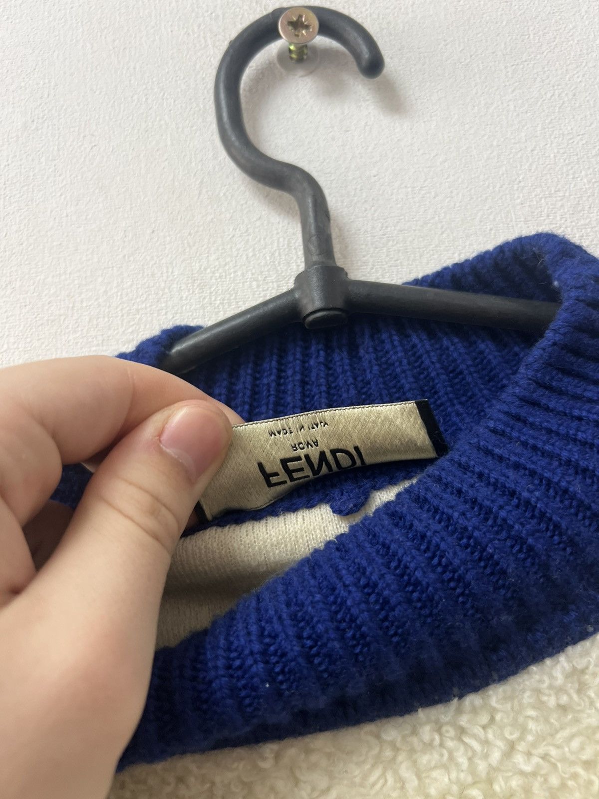 Fendi Fendi Sweater Teddy Wool Mens Size 50 M Luxury Monogram Size US M / EU 48-50 / 2 - 10 Thumbnail