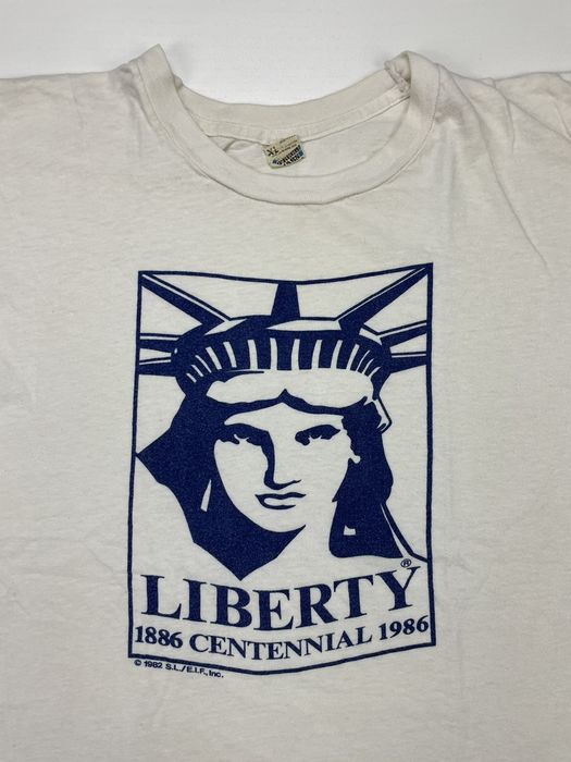 Vintage Vintage 1982 Statue Of Liberty Art Design Centennial NYC | Grailed