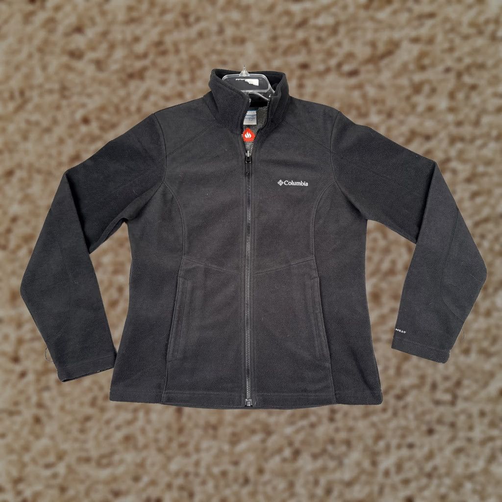 Vintage Columbia Jacket Womens M Black Omni-Heat Interchange Full Zip Fleece Jacket Size M / US 6-8 / IT 42-44 - 1 Thumbnail