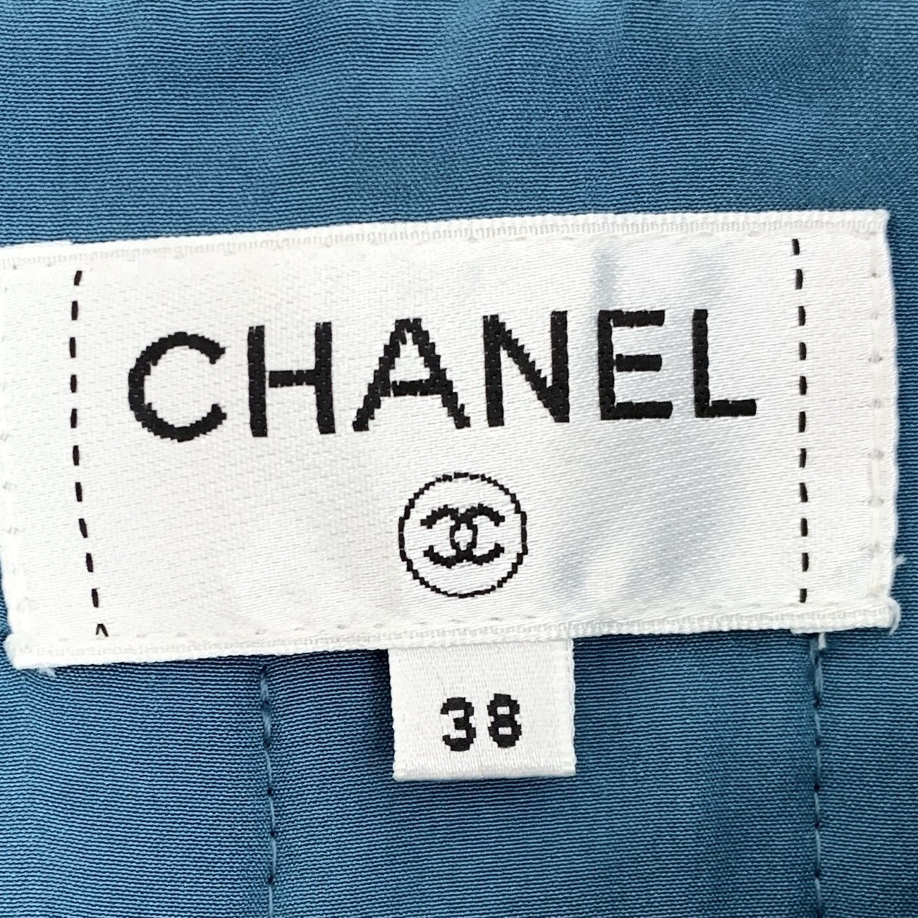 Chanel Chanel Dark Blue Check Woven Tweed Casual Skirt K26WX Size 26" / US 2 / IT 38 - 6 Thumbnail