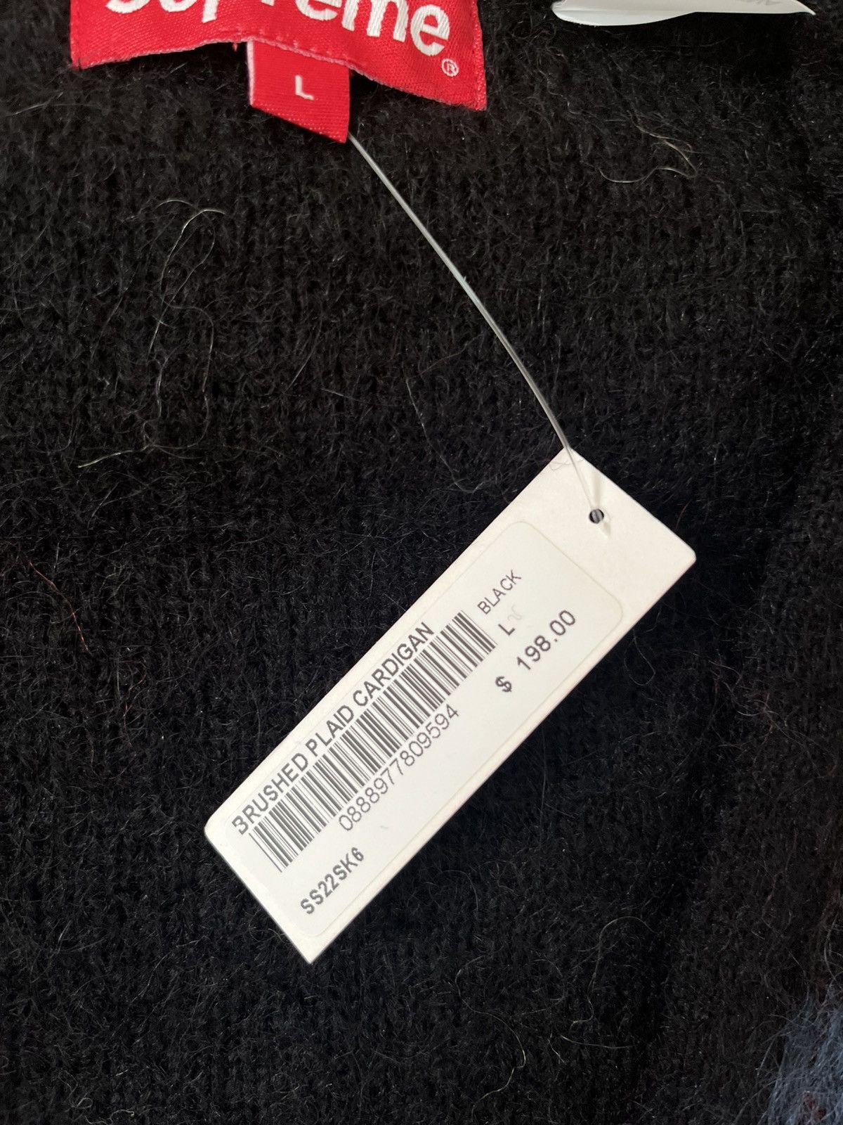 Supreme Supreme Brushed Grid Cardigan Size US L / EU 52-54 / 3 - 4 Thumbnail