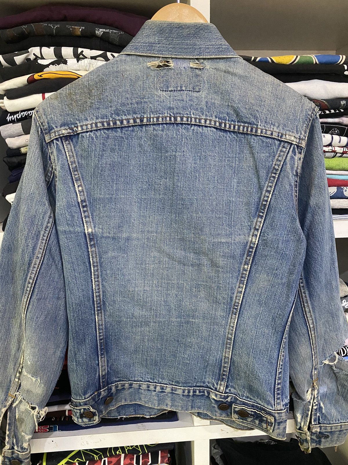 Levi's Vintage 90’s Levis Damaged Jacket Size US XS / EU 42 / 0 - 6 Thumbnail