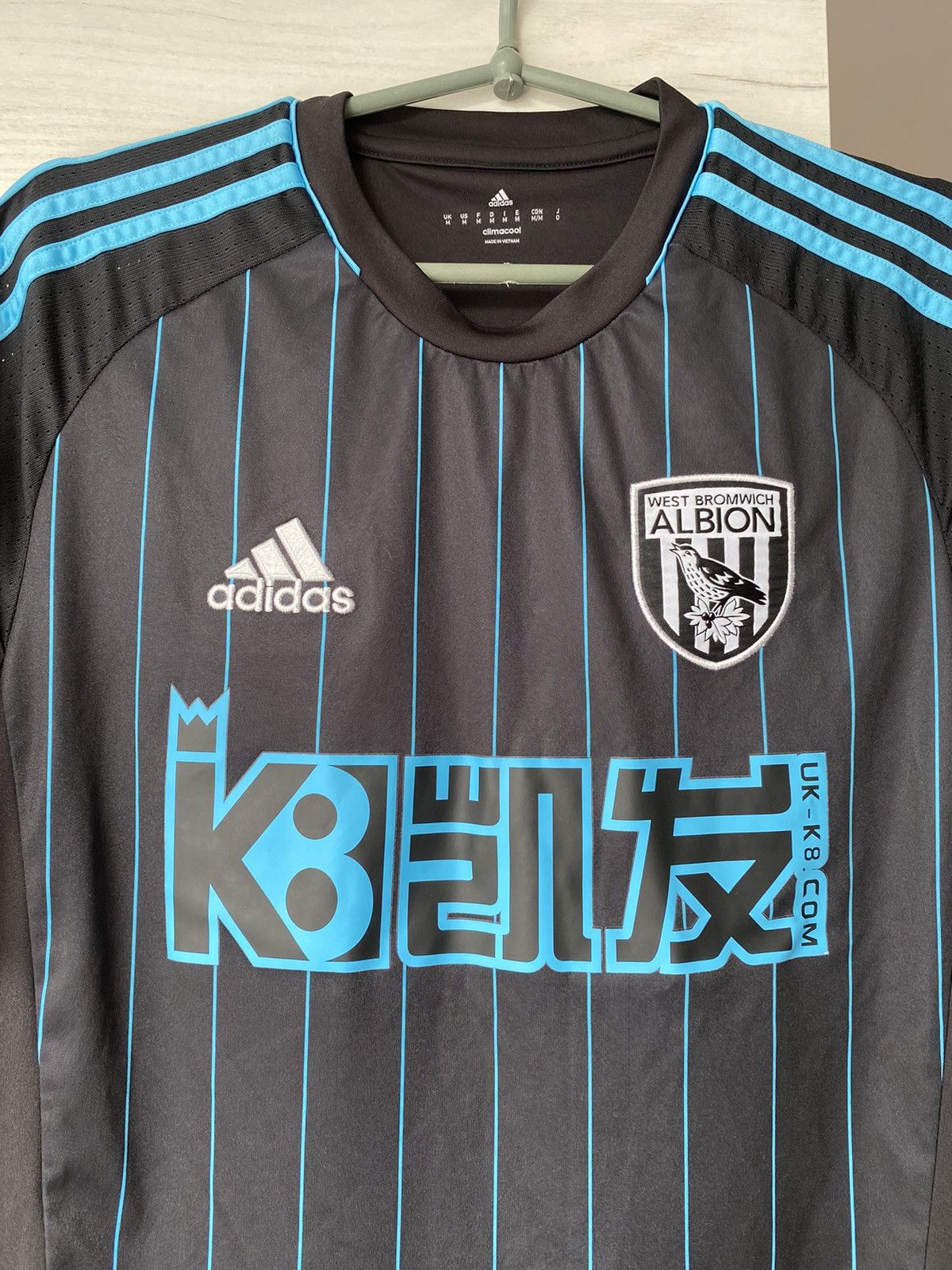 Adidas West Bromwich Albion Football Shirt 2016 / 2017 Away Adidas Size US M / EU 48-50 / 2 - 2 Thumbnail