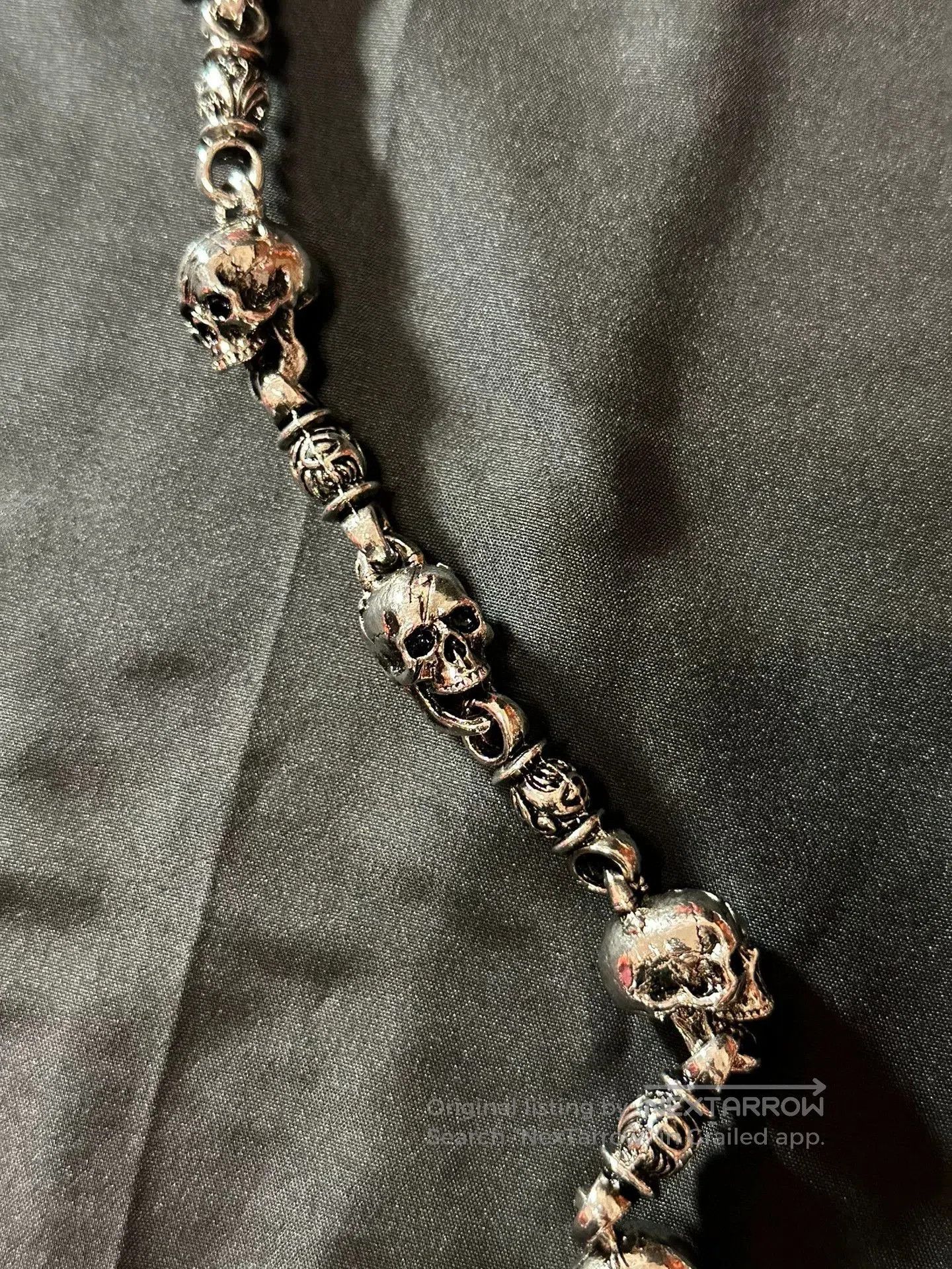 Vintage vintage 90s skeleton wallet chain. Size ONE SIZE - 3 Thumbnail