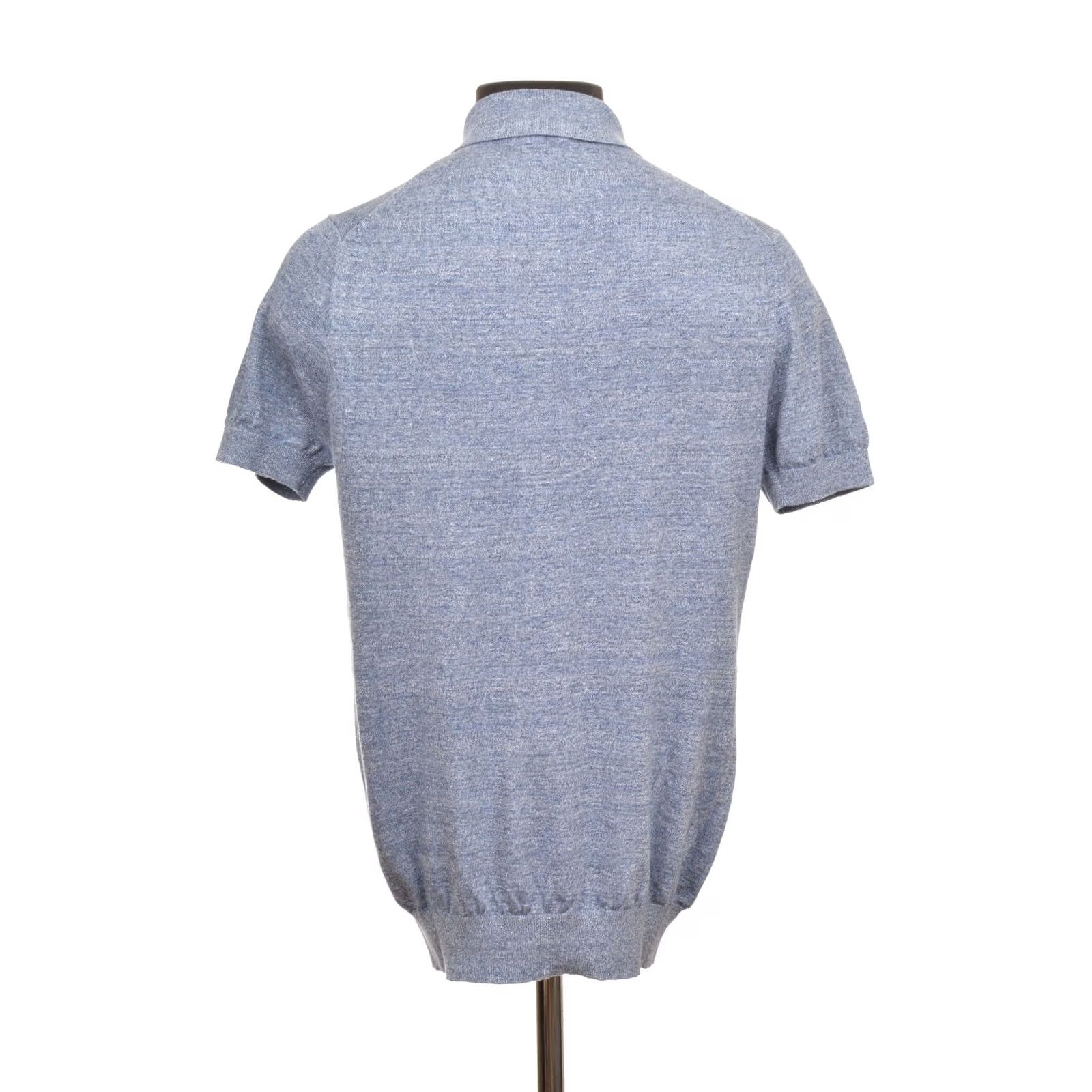 Suitsupply Suitsupply Classic Short Sleeve Linen Cotton Golf Polo Shirt SW872 XS Blue Polo Mens XS Linen Cotton Golf Polo Shirt SW872 XS Blue Size US XS / EU 42 / 0 - 3 Thumbnail