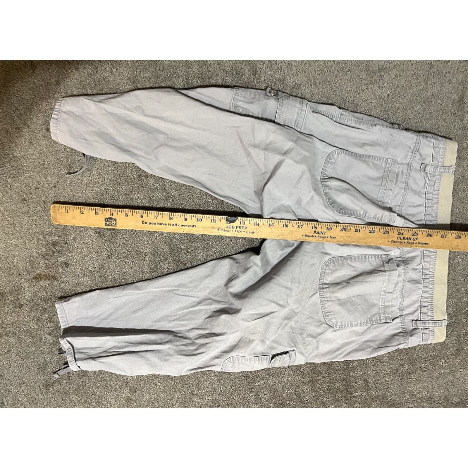 Gloria Vanderbilt Gloria Vanderbilt Capri Crop Pants Gray Solid 6P Petite Capri Benches? Size 28" / US 6 / IT 42 - 5 Thumbnail