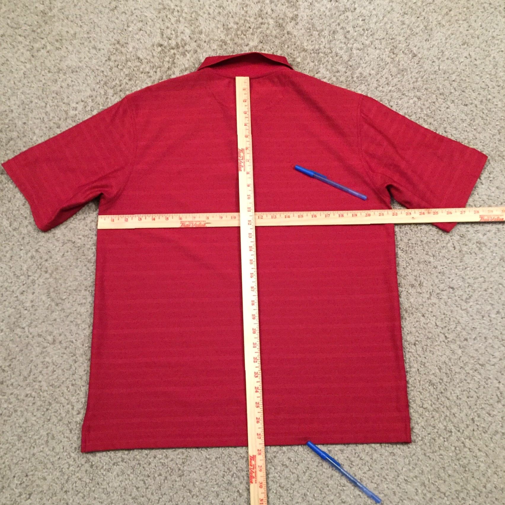 Vintage Walter Hagen Polo Shirt Mens M Red Short Sleeve Striped Polo Size US M / EU 48-50 / 2 - 6 Thumbnail