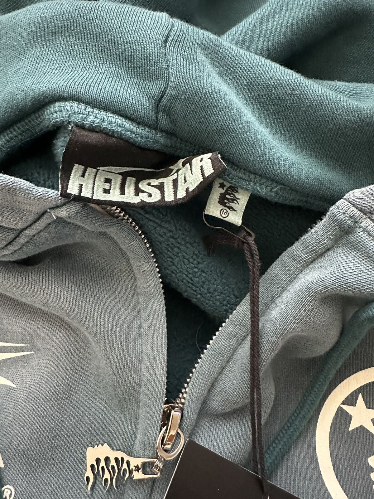 HELLSTAR Hellstar Mirror Face Zip Up Hoodie Size US M / EU 48-50 / 2 - 7 Thumbnail