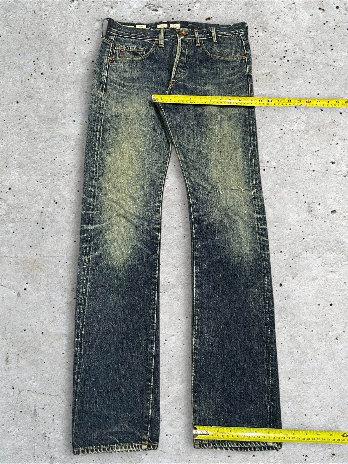 Paul Smith Paul Smith Red Ear Crazy Denim Selvedge Red Devil Torn Jeans Size US 30 / EU 46 - 20 Thumbnail