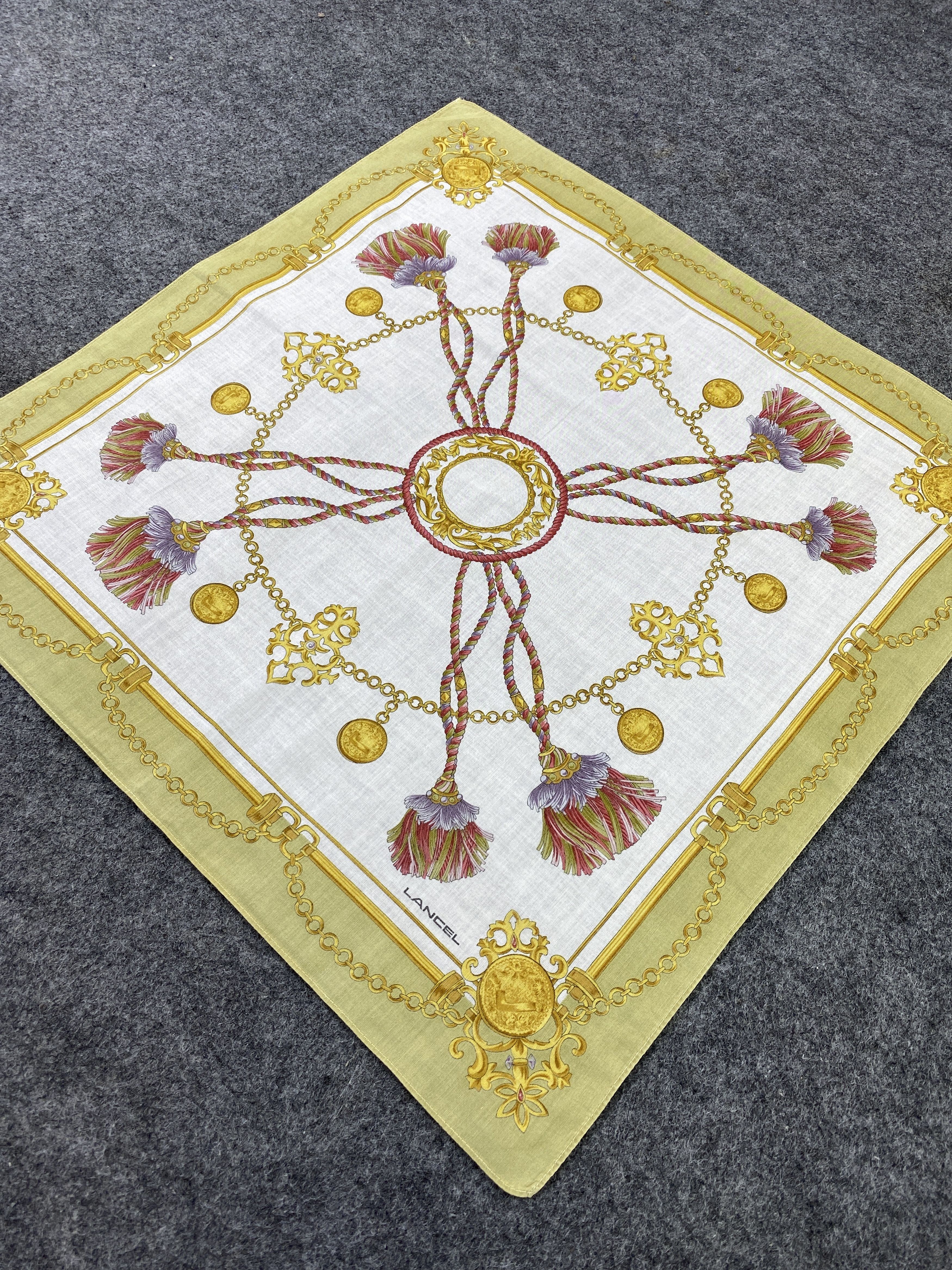 Lancel Lancel Handkerchief / Bandana / Neckerchief-B459 Size ONE SIZE - 4 Thumbnail
