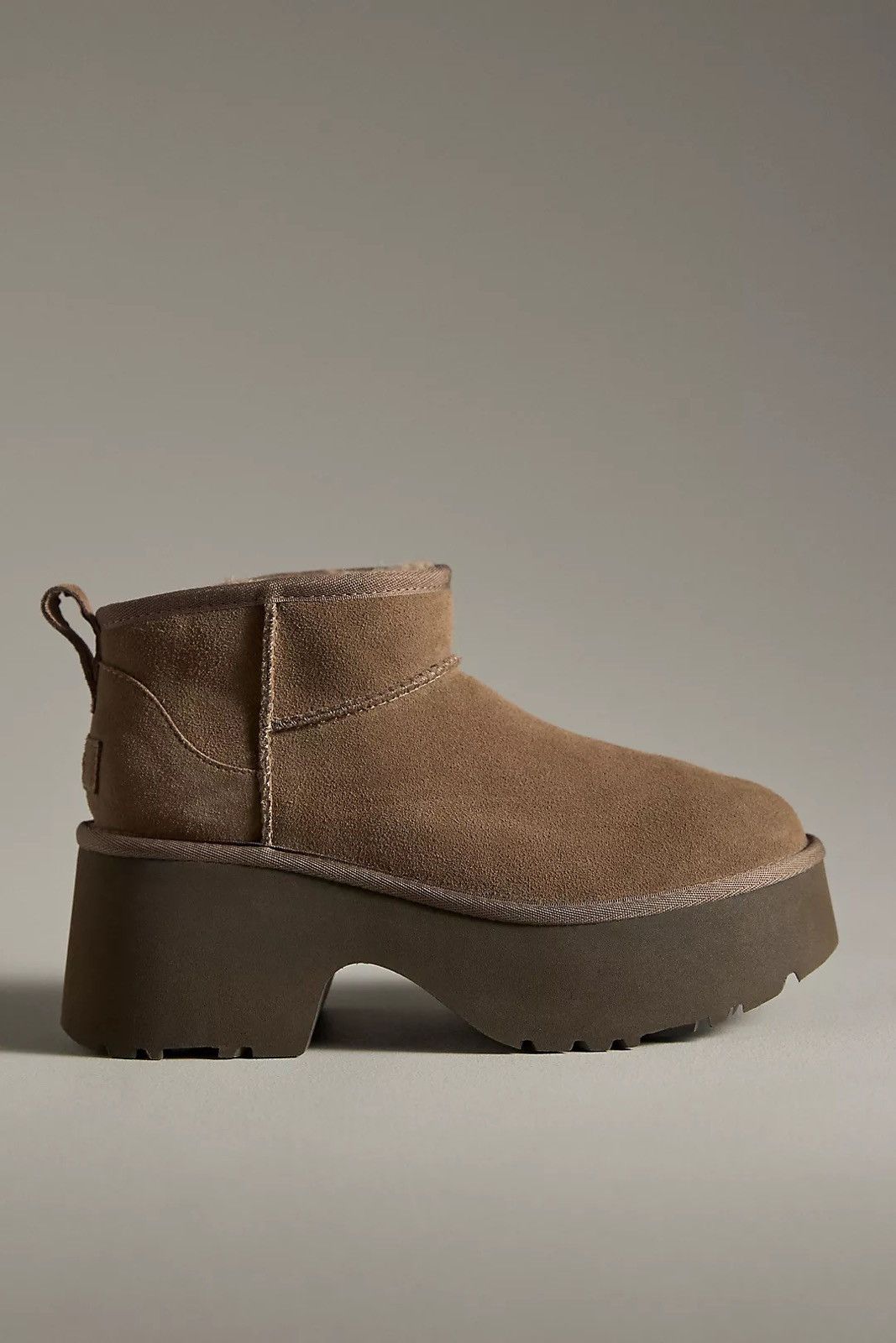 Ugg UGG® Classic Ultra Mini New Heights Boots color HICKORY Size US 10 / IT 40 - 2 Thumbnail