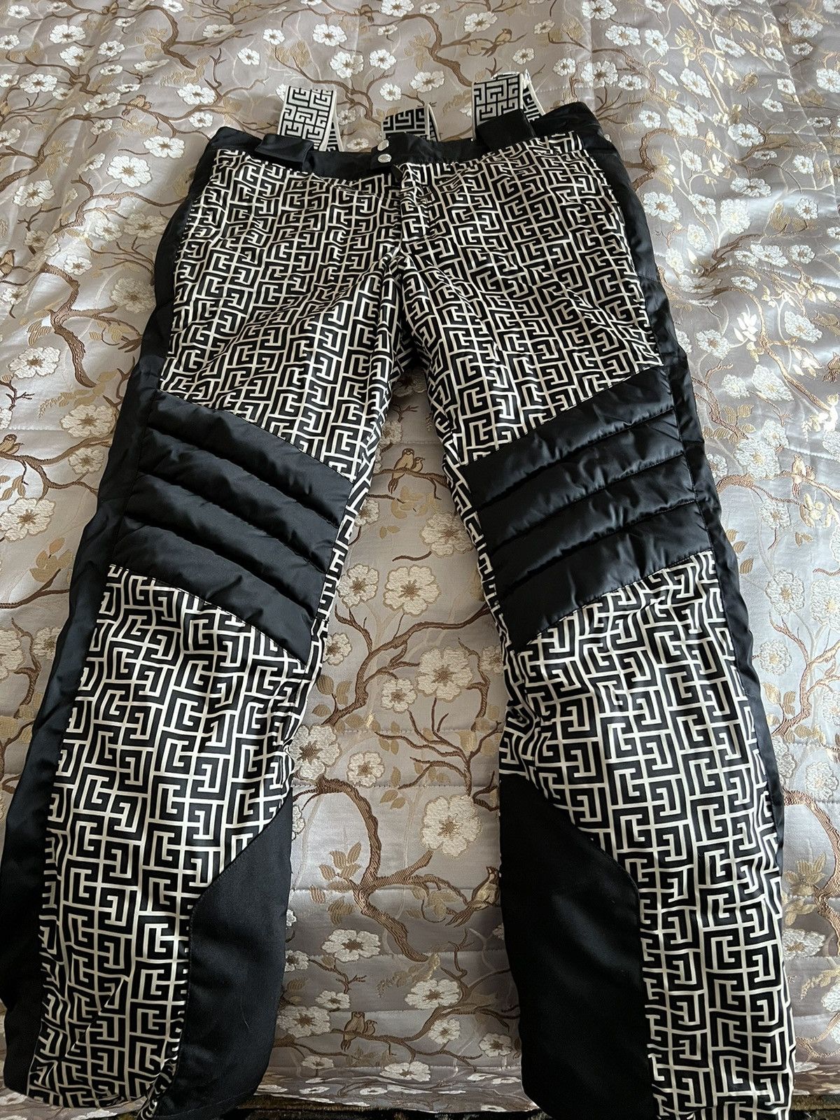 image of Balmain X Rossignol Ski Pants in Black, Men's (Size 34)