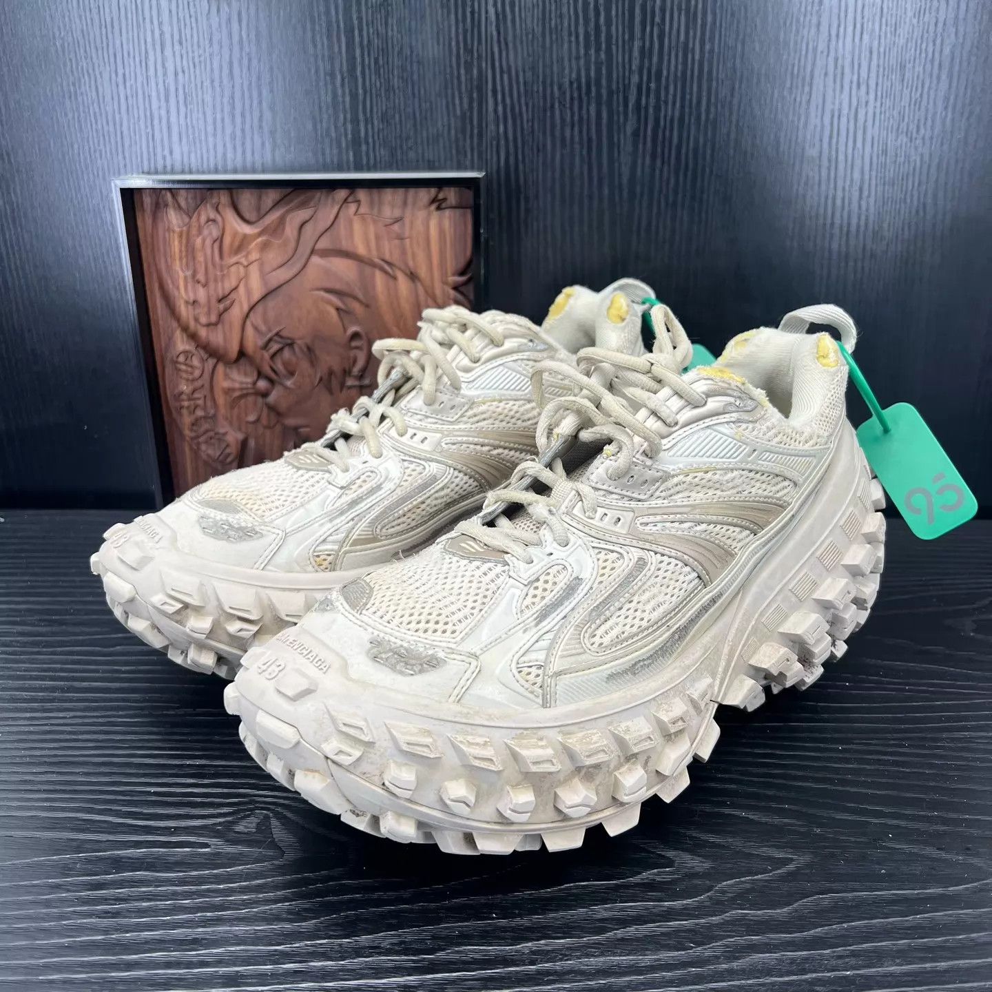 Balenciaga Balenciaga Tire Light Brown Mud Dye 43 Rare Size US 10 / EU 43 - 1 Thumbnail