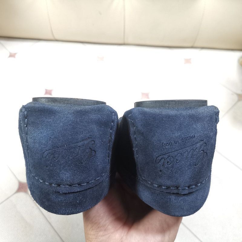 Gucci Gucci Blue Suede Loafers for Men - Size US 8.5 / EU 41-42 - 6 Thumbnail