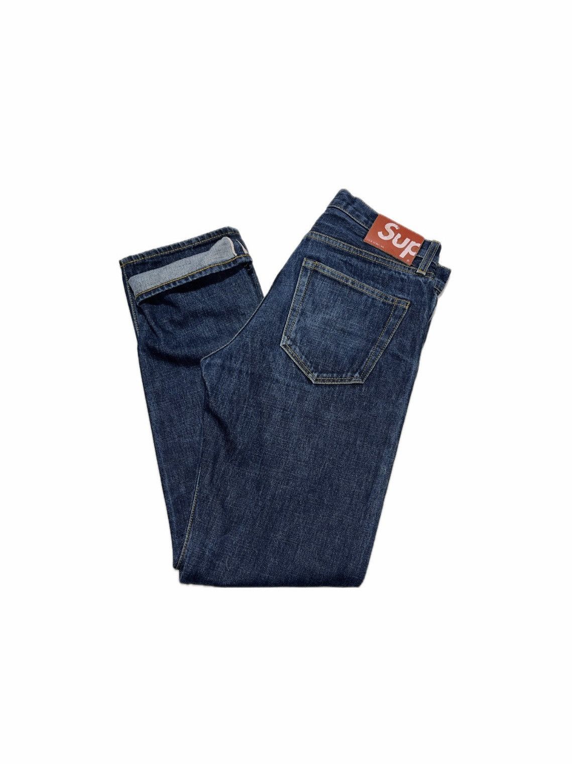 Supreme Supreme Selvedge Denim Jeans Made in USA Vintage Red Patch Size US 30 / EU 46 - 3 Thumbnail