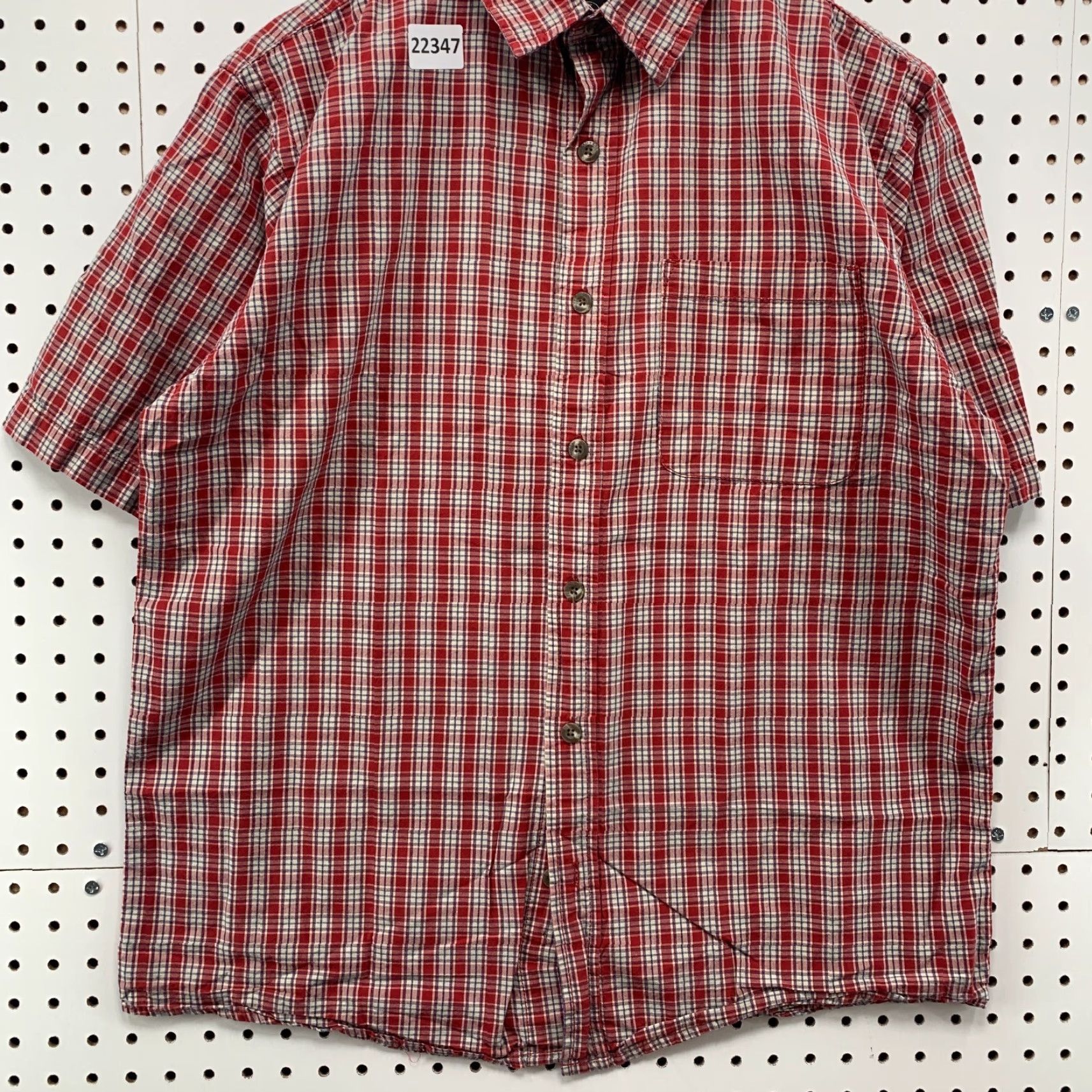 Vintage RedHead Shirt Mens Medium Red White Check Plaid Button Pocket Short Sleeve 23x29 Size US M / EU 48-50 / 2 - 6 Thumbnail