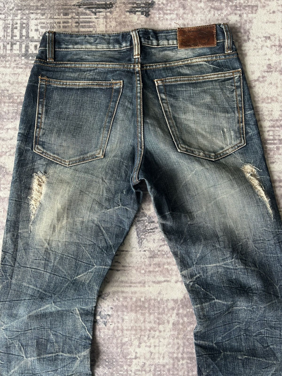 GOA GOA Super Flared Distressed Jeans Size US 29 - 8 Thumbnail