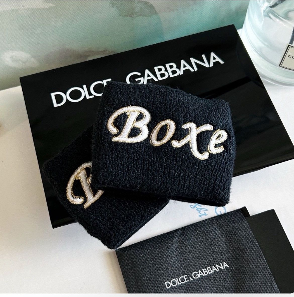 Dolce & Gabbana Authentic Dolce & Gabbana RARE Wrist / Gym / Sweat Bands Size ONE SIZE - 8 Thumbnail