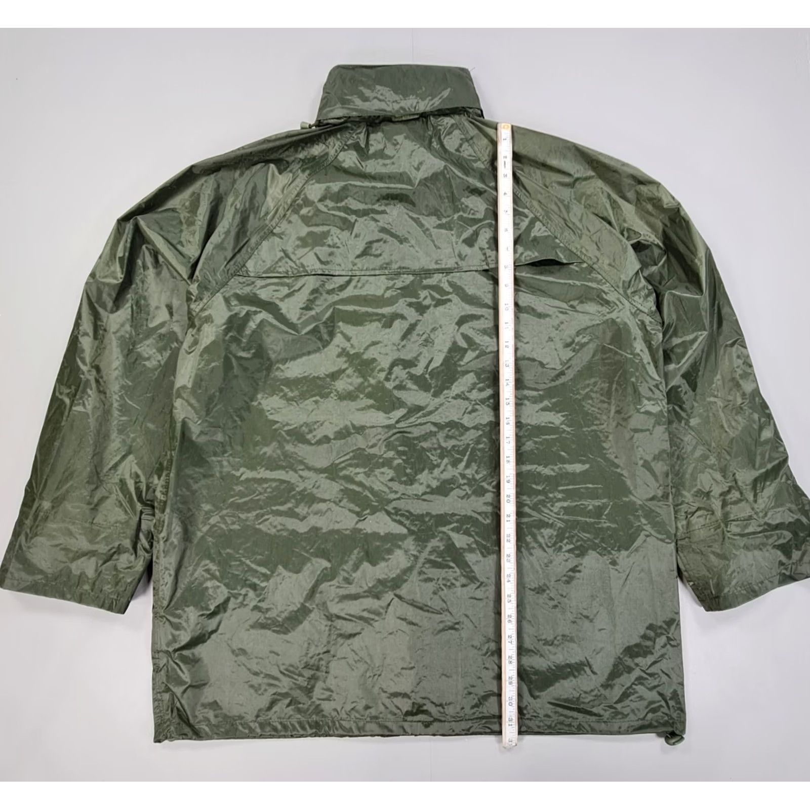 Rains Site Jacket Womens XL Mens Rain Green Hooded Gambrill Full Zip Lightweight Size XL / US 12-14 / IT 48-50 - 7 Thumbnail