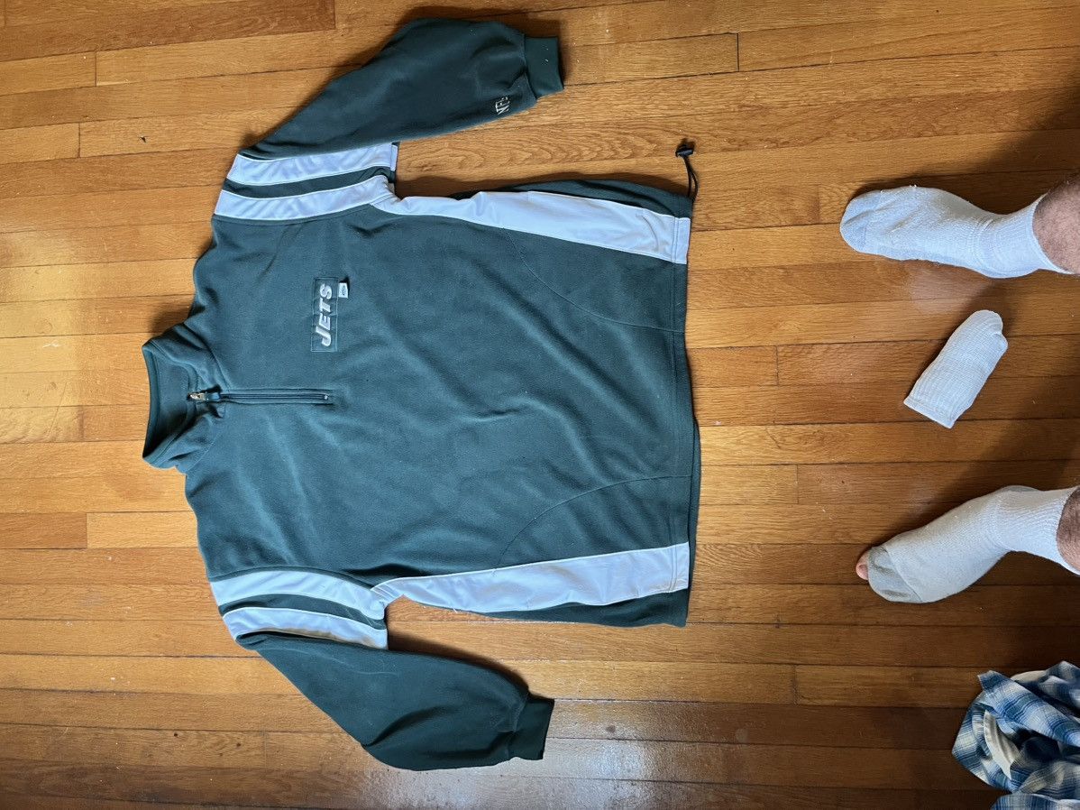 NFL Vintage New York Jets quarter zip Size US XL / EU 56 / 4 - 1 Thumbnail