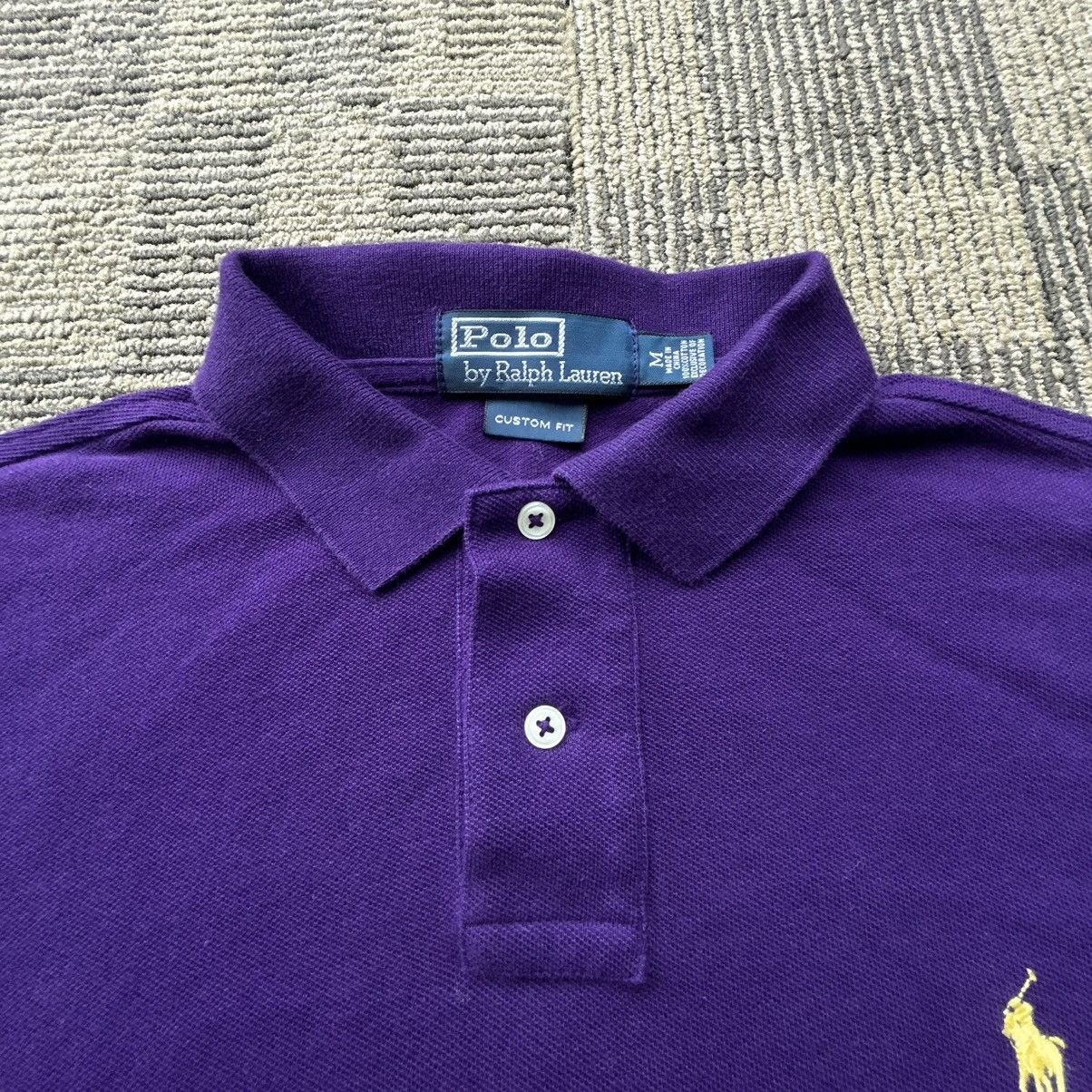 Polo Ralph Lauren Polo Ralph Lauren Purple/ Yellow Pony Mens 100% Cotton Size US M / EU 48-50 / 2 - 2 Thumbnail