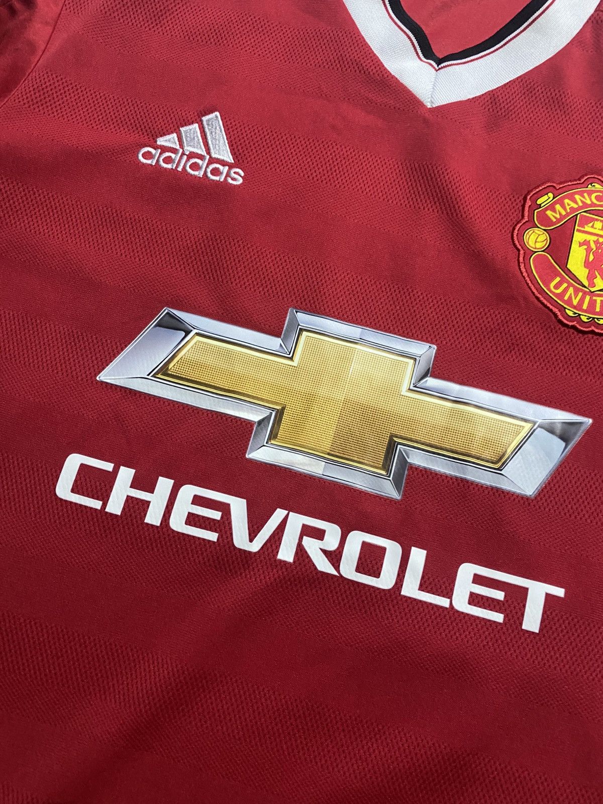 Adidas Manchester United 2015/16 home soccer football y2k t shirt Size US M / EU 48-50 / 2 - 7 Thumbnail