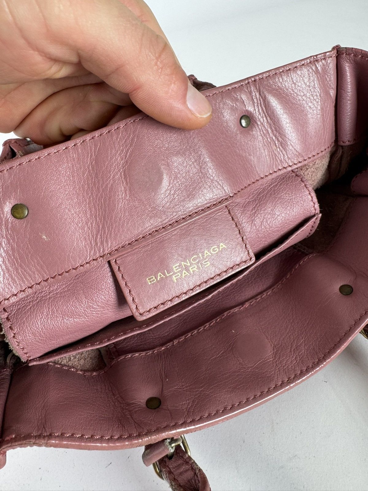 Balenciaga Vintage Balenciaga 2Way Mini City Bag Pink Size ONE SIZE - 14 Thumbnail