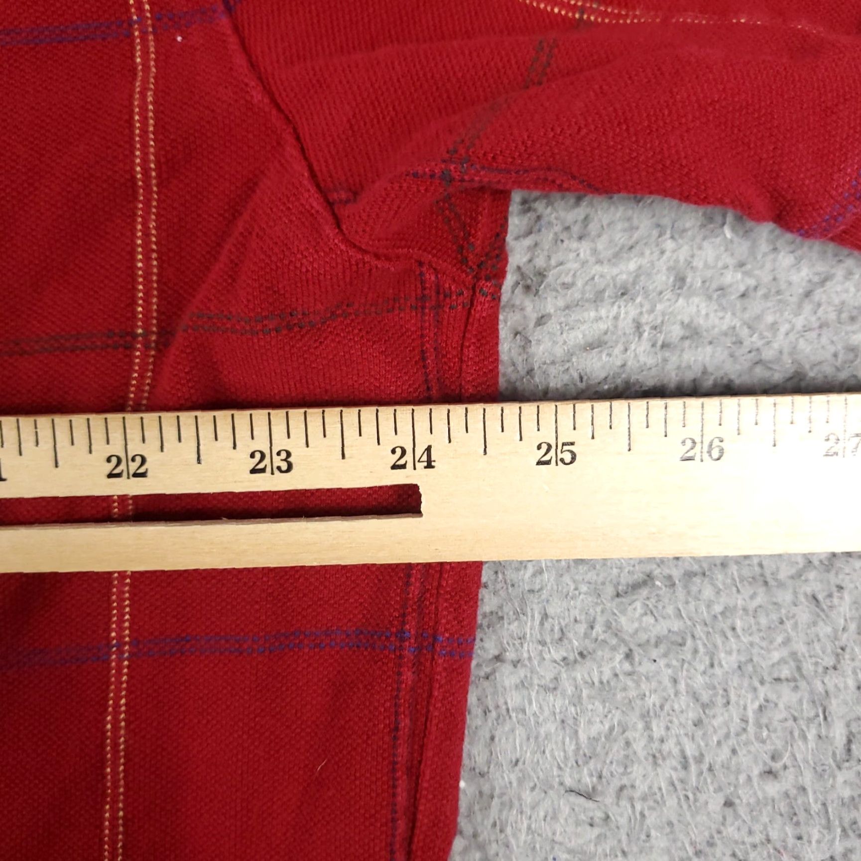 Ralph Lauren Ralph Lauren Polo Shirt Mens XL Red Check Casual Short Sleeve Size US XL / EU 56 / 4 - 6 Thumbnail