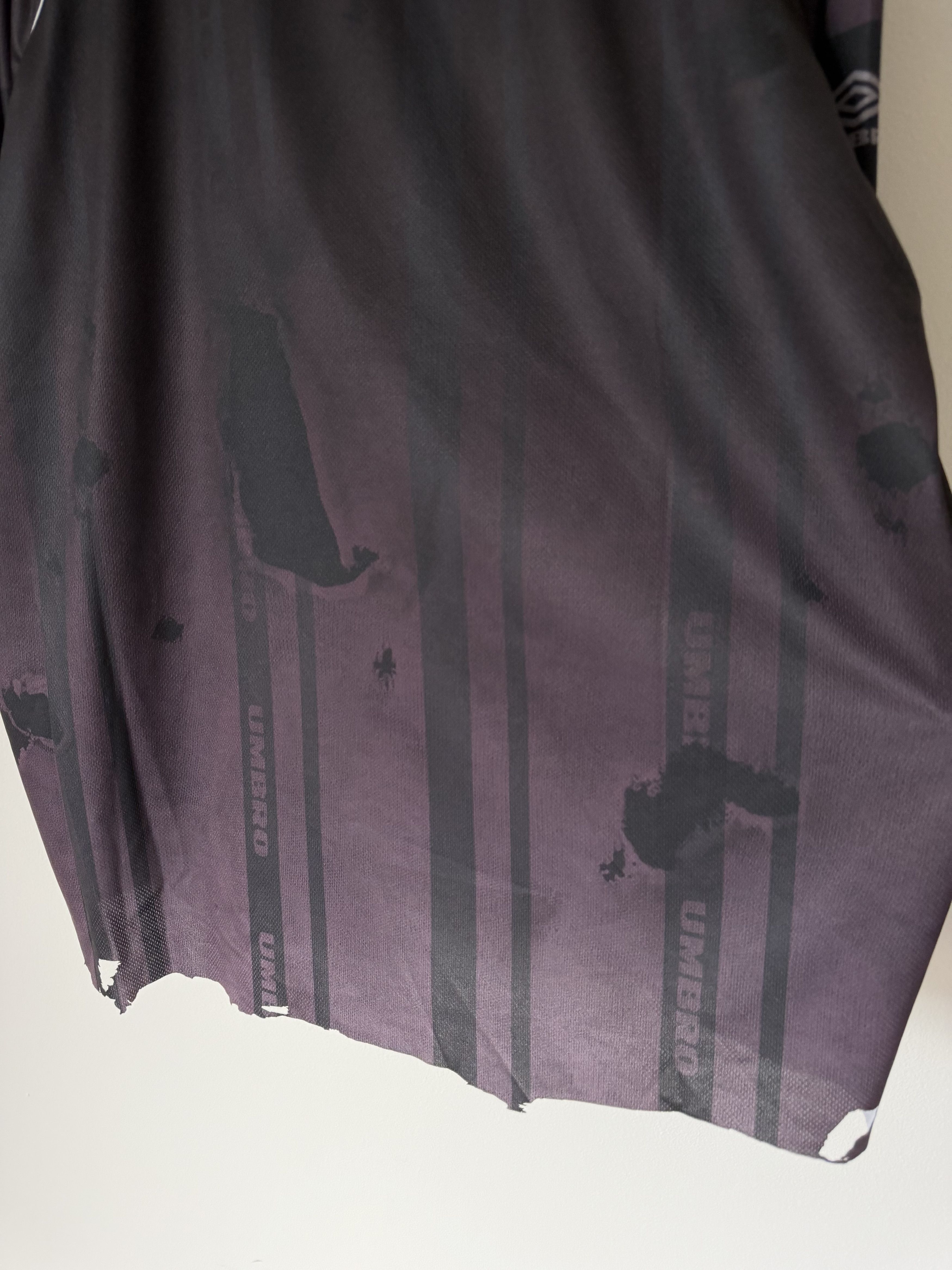 Slam Jam × Umbro Umbro Penalty Culture Distressed Spycam Polo in Purple Size US L / EU 52-54 / 3 - 7 Thumbnail