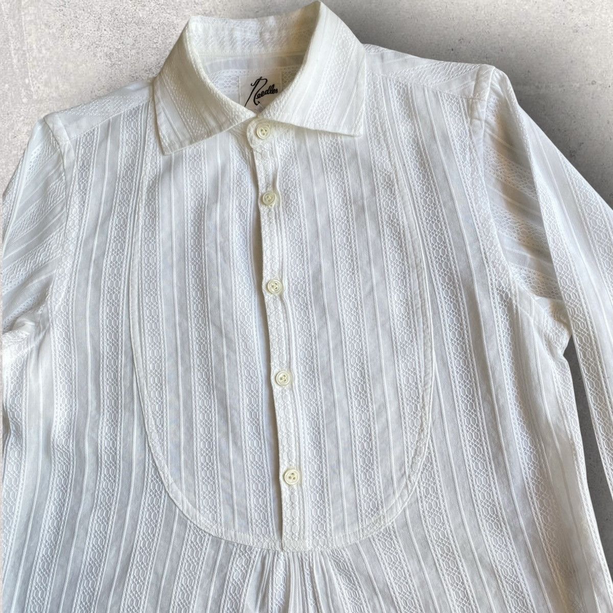 Needles Needles Pullover vertical stripes and intricate embroidery Size US XS / EU 42 / 0 - 1 Thumbnail