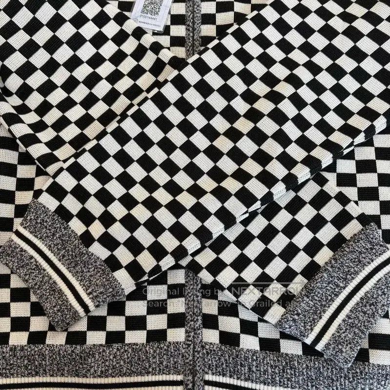 Dior Dior Black Checkered Silk Jacket for Women . Size M / US 6-8 / IT 42-44 - 6 Thumbnail
