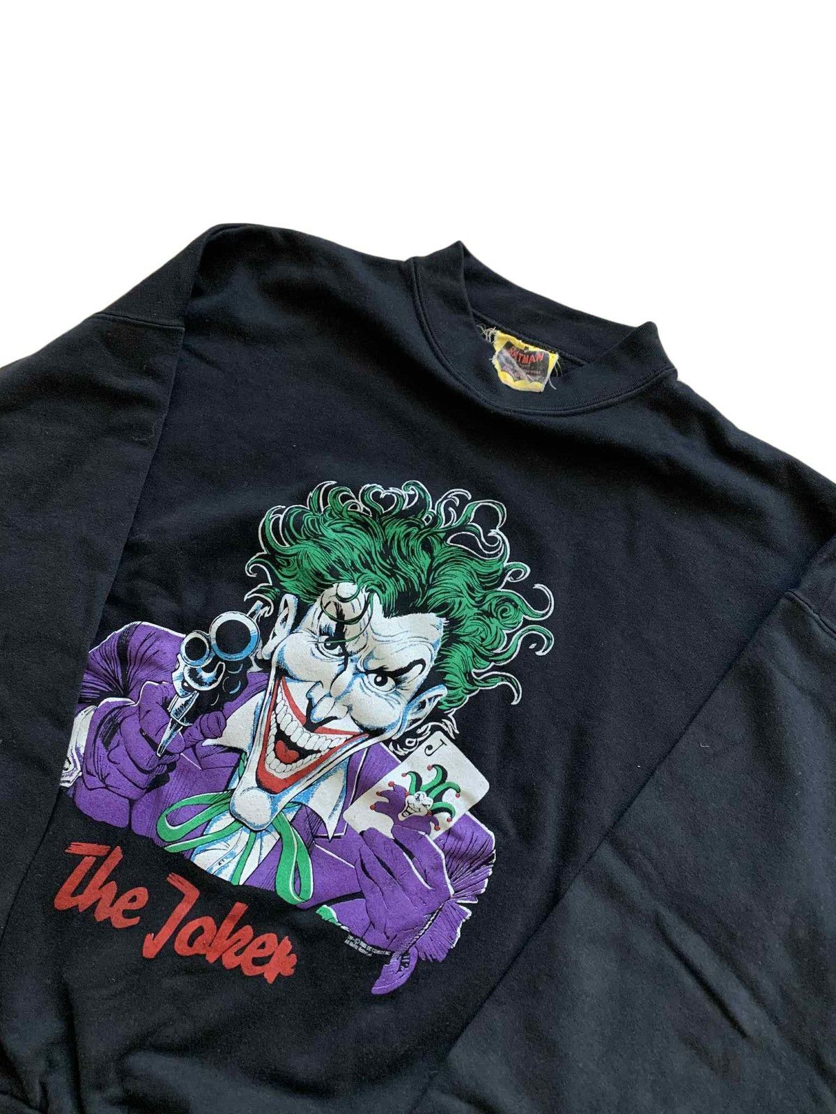 Vintage Vintage 1989 Joker sweatshirt batman crewneck 1989 black Size US L / EU 52-54 / 3 - 2 Thumbnail
