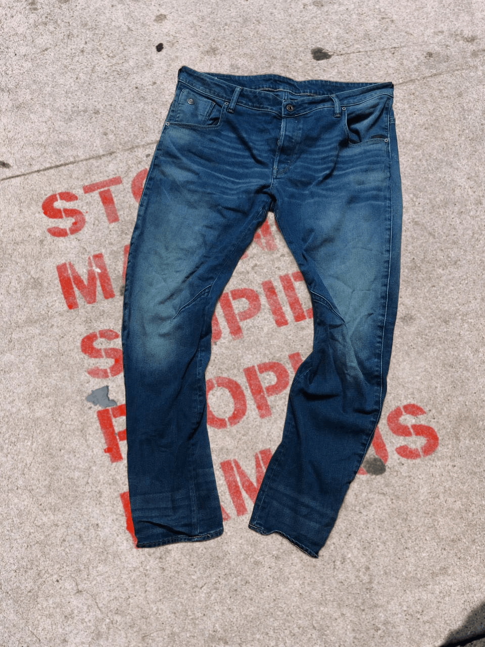 G STAR ARC 3D Slim Fit Denim Jeans Clean Look