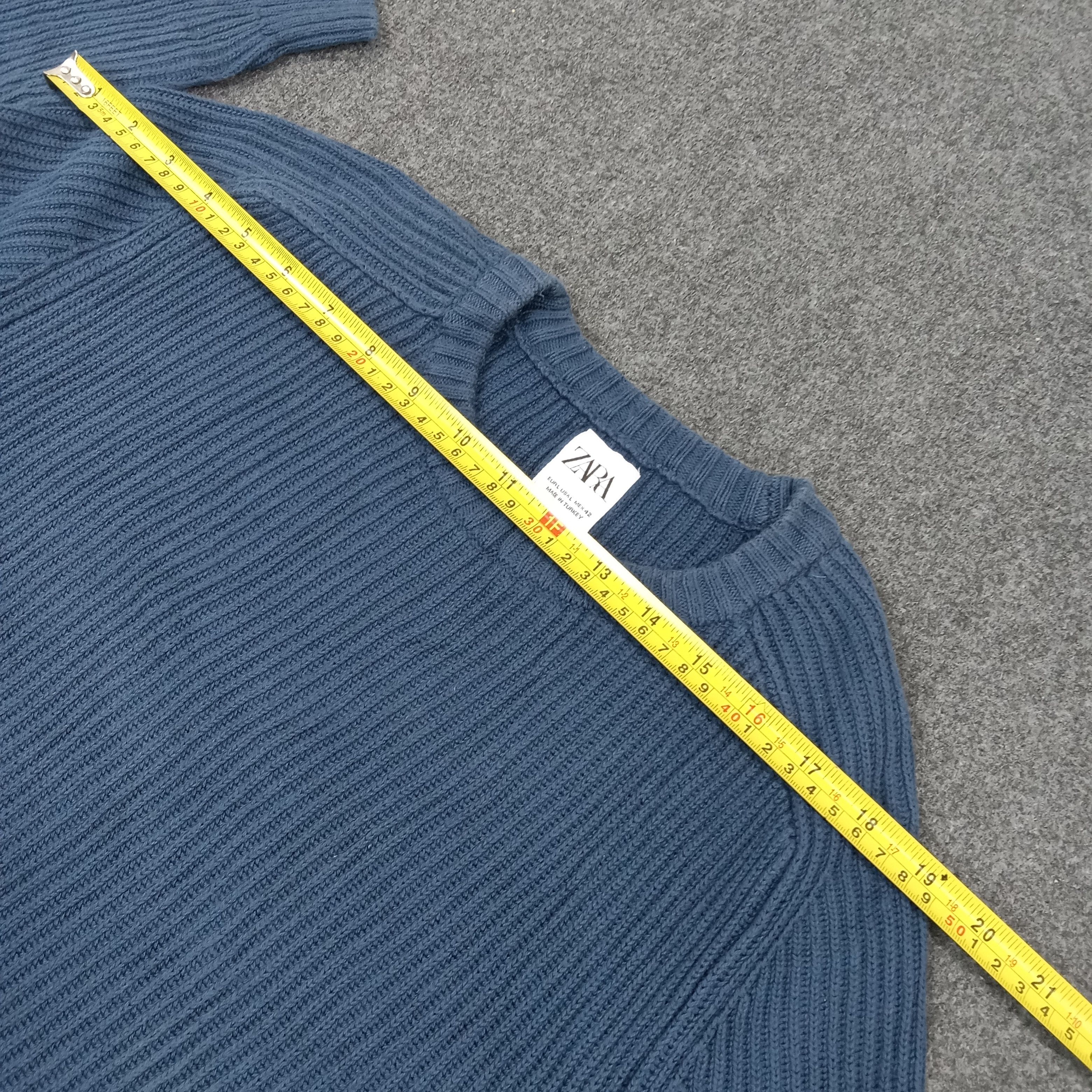 Vintage × Zara ZARA x SKULLS Japanese Style Custom Knitwear C229N16 Size US S / EU 44-46 / 1 - 6 Thumbnail