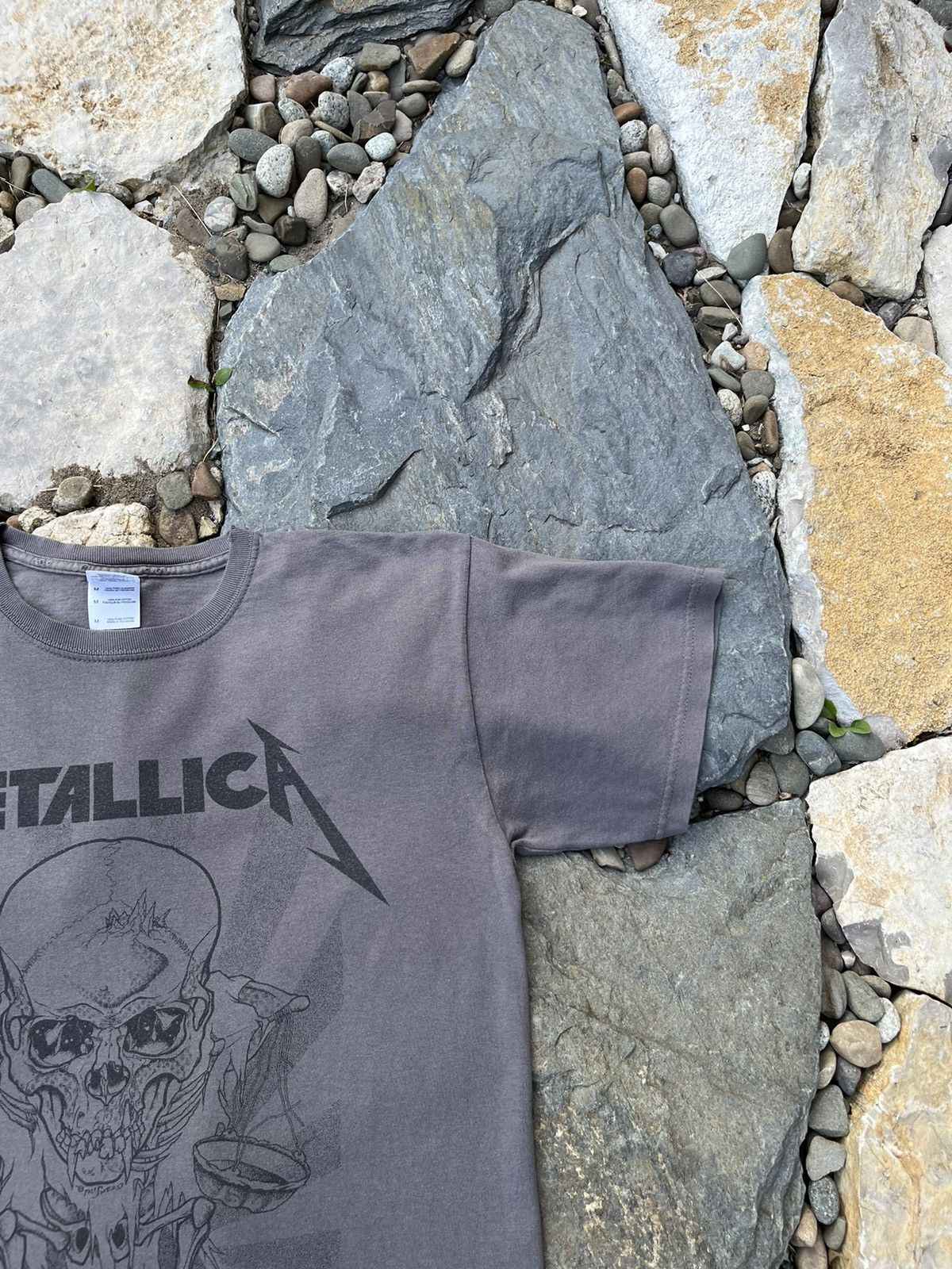 Band Tees × Metallica × Vintage Vintage Metallica pushead boris washed y2k skull tee t-shirt Size US M / EU 48-50 / 2 - 3 Thumbnail
