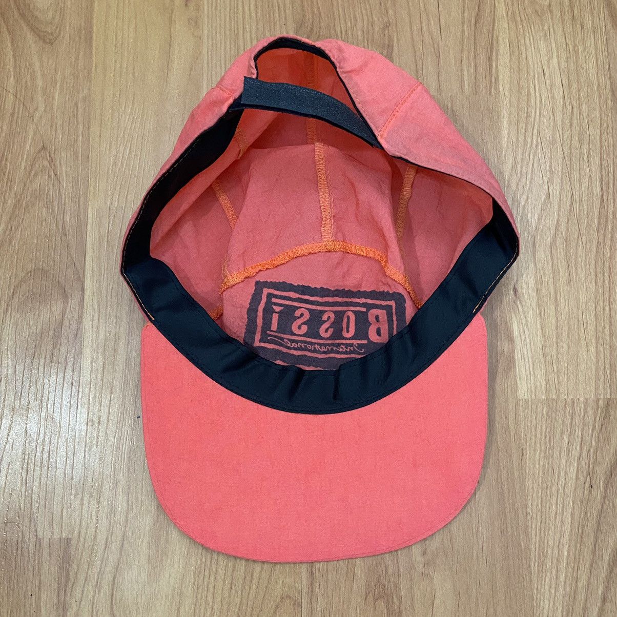 Vintage Vintage Bossi International Logo 5 Panel Nylon Hat Size ONE SIZE - 4 Thumbnail