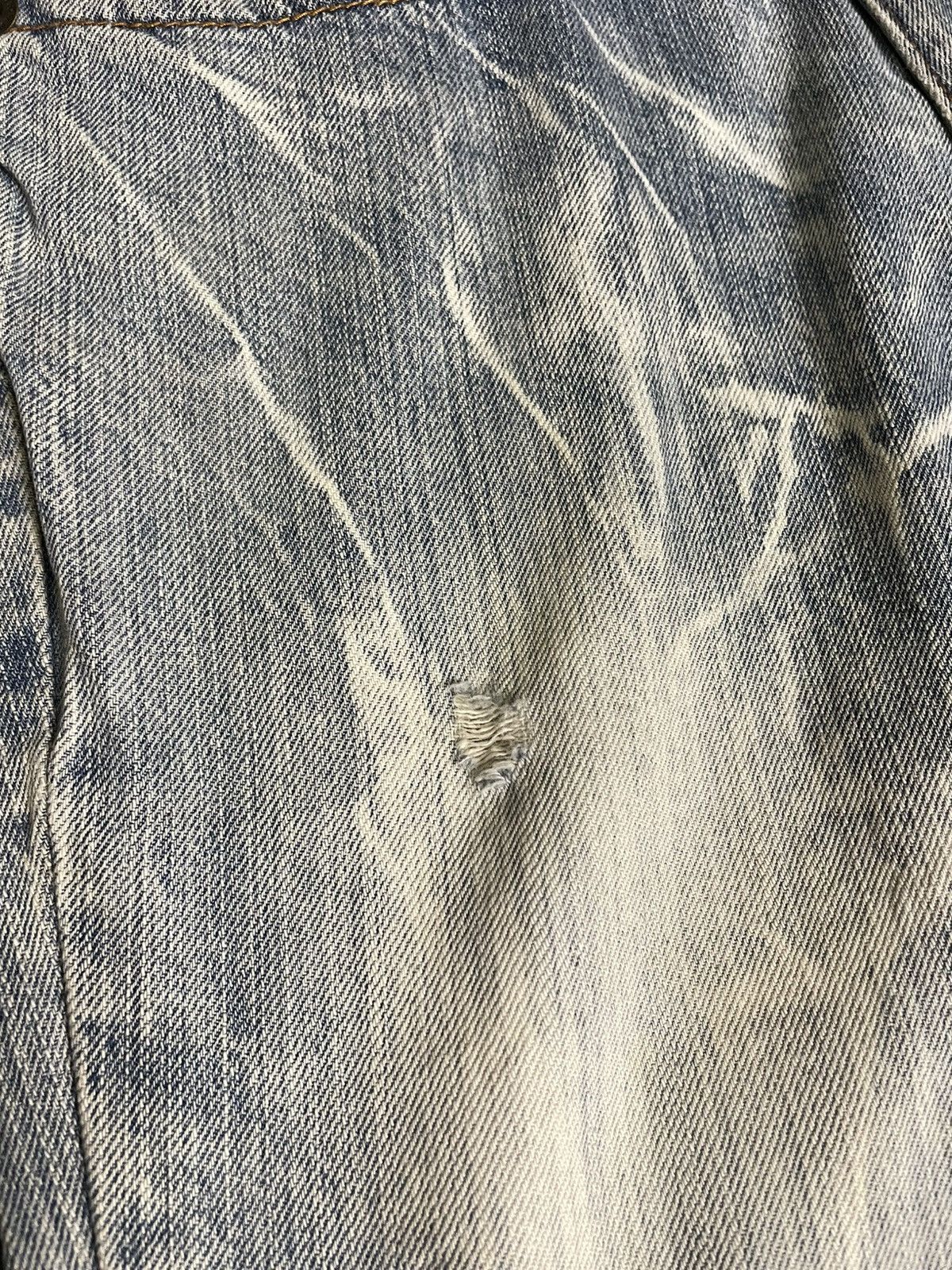 Japanese Brand Signal Point Twisted Leg Thunder Washed Denim Size US 30 / EU 46 - 5 Thumbnail