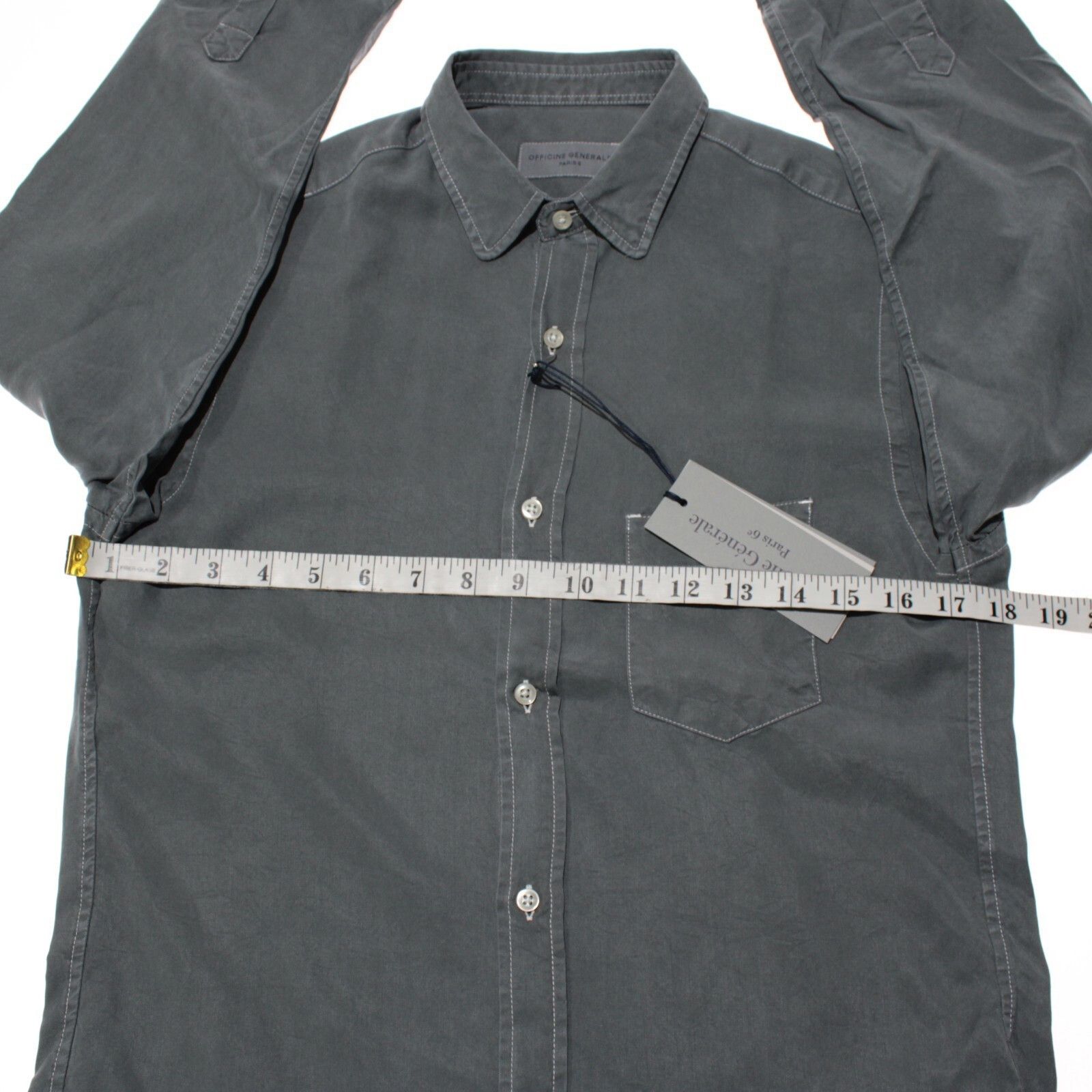 Officine Generale Officine Generale New with tags Shirt Size XS US In Gray Size US XS / EU 42 / 0 - 4 Thumbnail