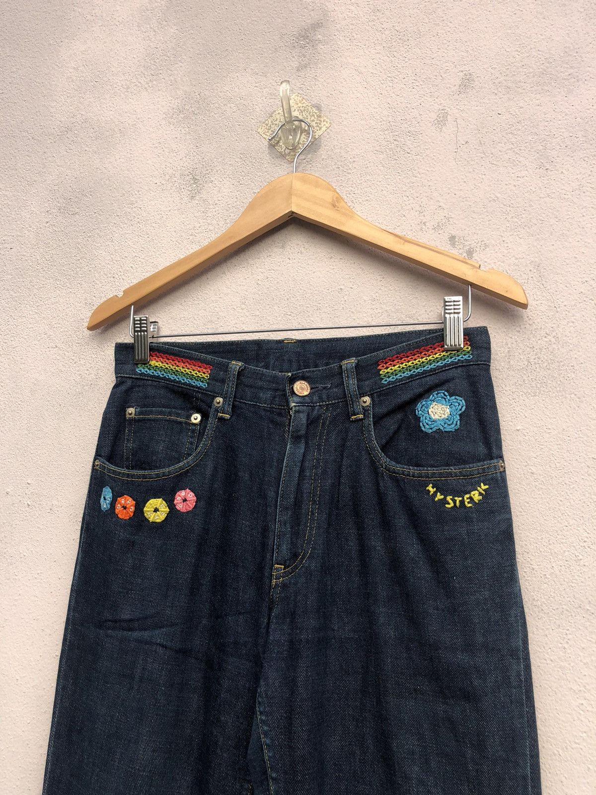 Hysteric Glamour Hysteric Glamour Embroidered Logo Jeans Size 27" / US 4 / IT 40 - 4 Thumbnail