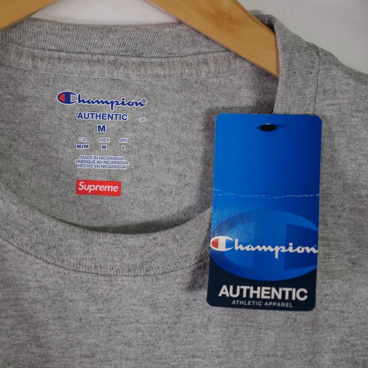 Champion × Supreme NWT Supreme x Champion L/S Tee Size US M / EU 48-50 / 2 - 5 Thumbnail