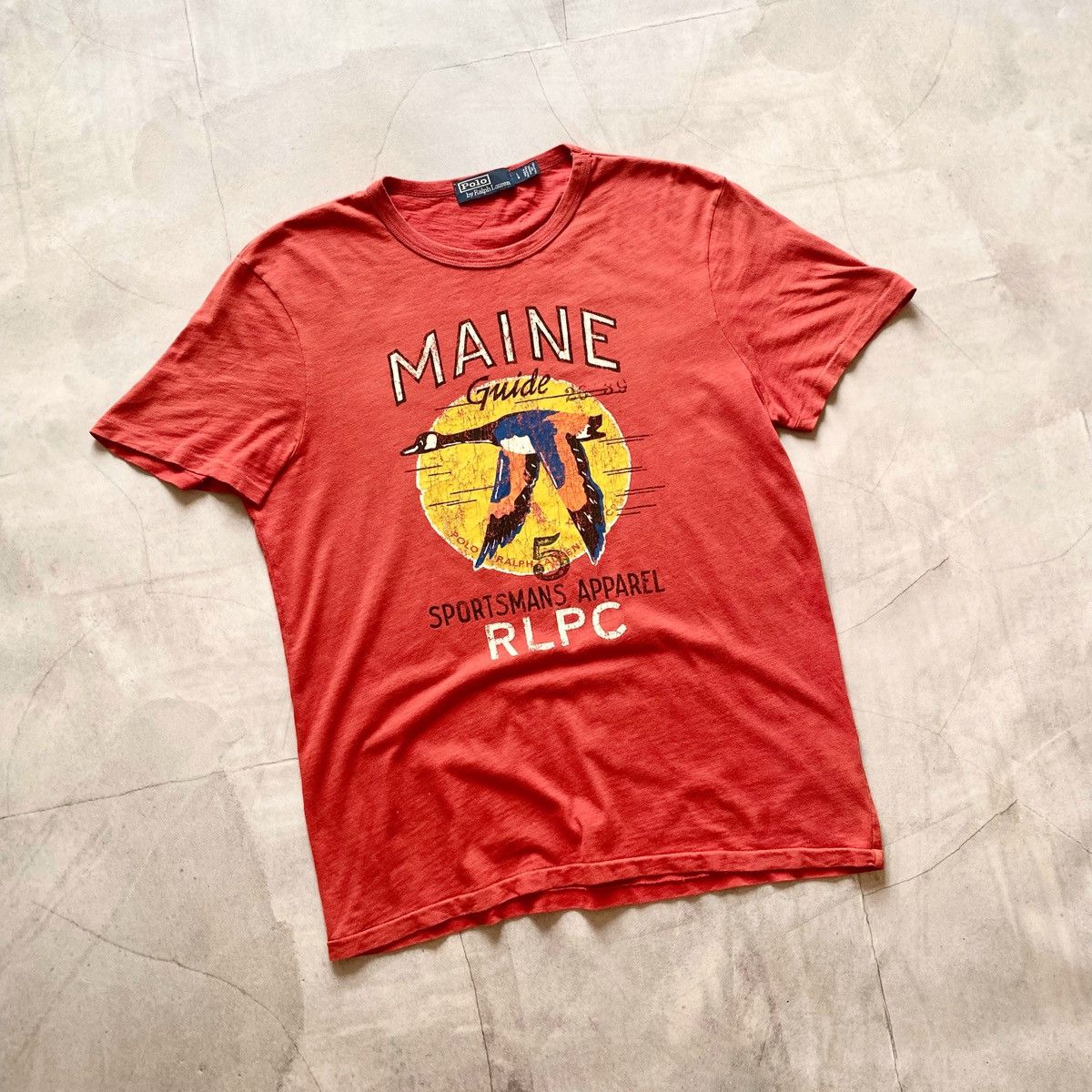 Polo Ralph Lauren Polo Ralph Lauren Sportsman Maine Guide Duck Vintage T-Shirt Size US L / EU 52-54 / 3 - 1 Thumbnail