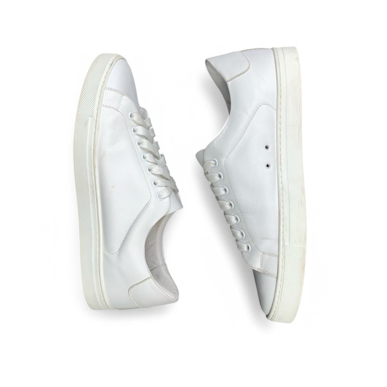 Burberry BURBERRY White Leather Sneakers Size US 10 / IT 40 - 8 Thumbnail